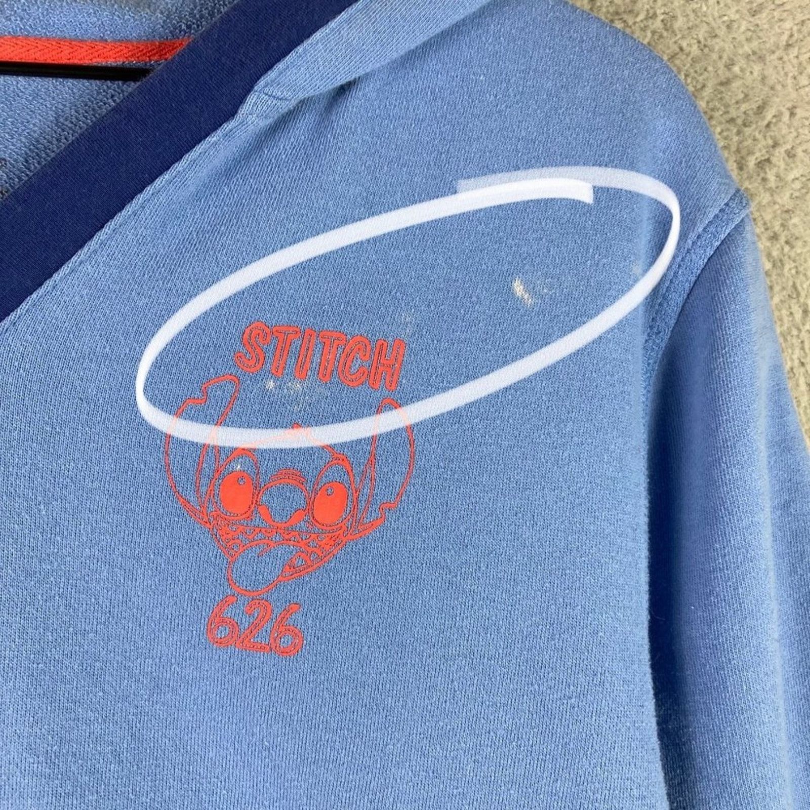 Disney Disney Sweatshirt Stitch Lilo Pullover Hooded Blue Size M Size US M / EU 48-50 / 2 - 6 Thumbnail