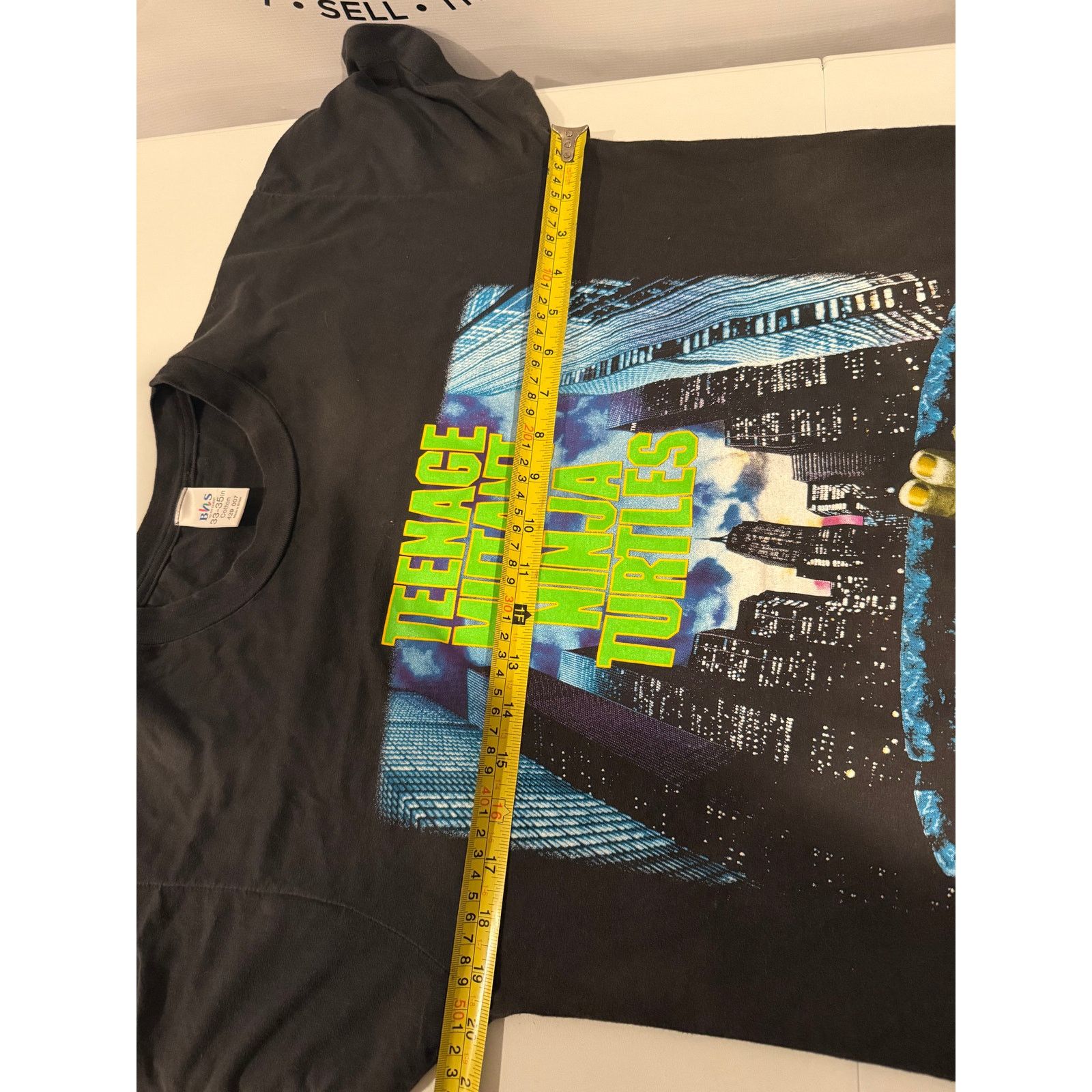 Vintage Vintage 1990 Teenage Mutant Ninja Turtles Movie Promo Shirt Size US M / EU 48-50 / 2 - 9 Thumbnail