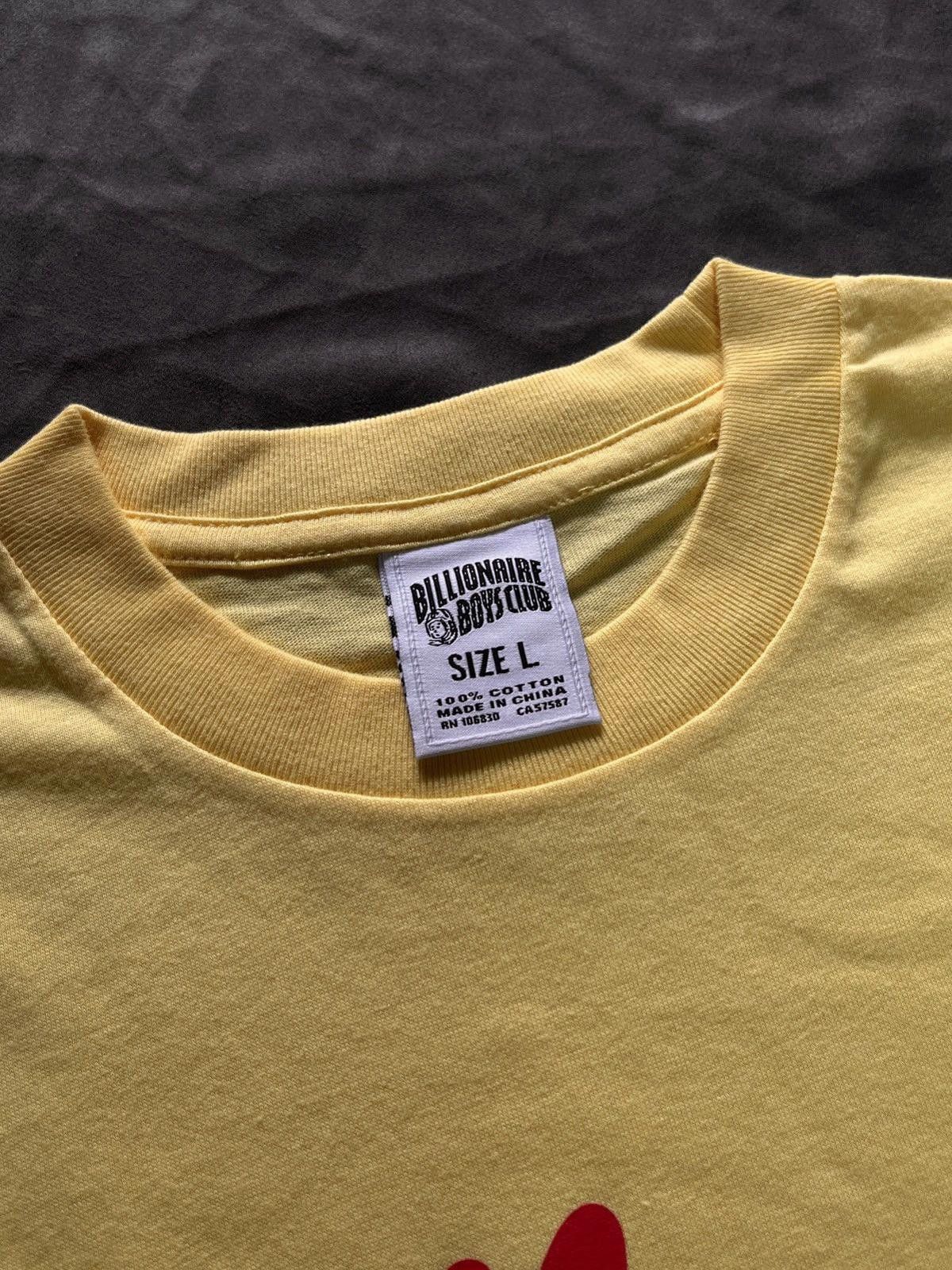 Billionaire Boys Club Rare Billionaire Boys Club BBC Flip Script T-Shirt Yellow L Size US L / EU 52-54 / 3 - 3 Thumbnail