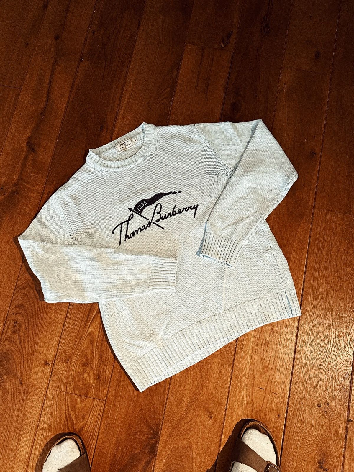 Burberry Vintage Burberry Knitted Sweater Size US M / EU 48-50 / 2 - 1 Thumbnail