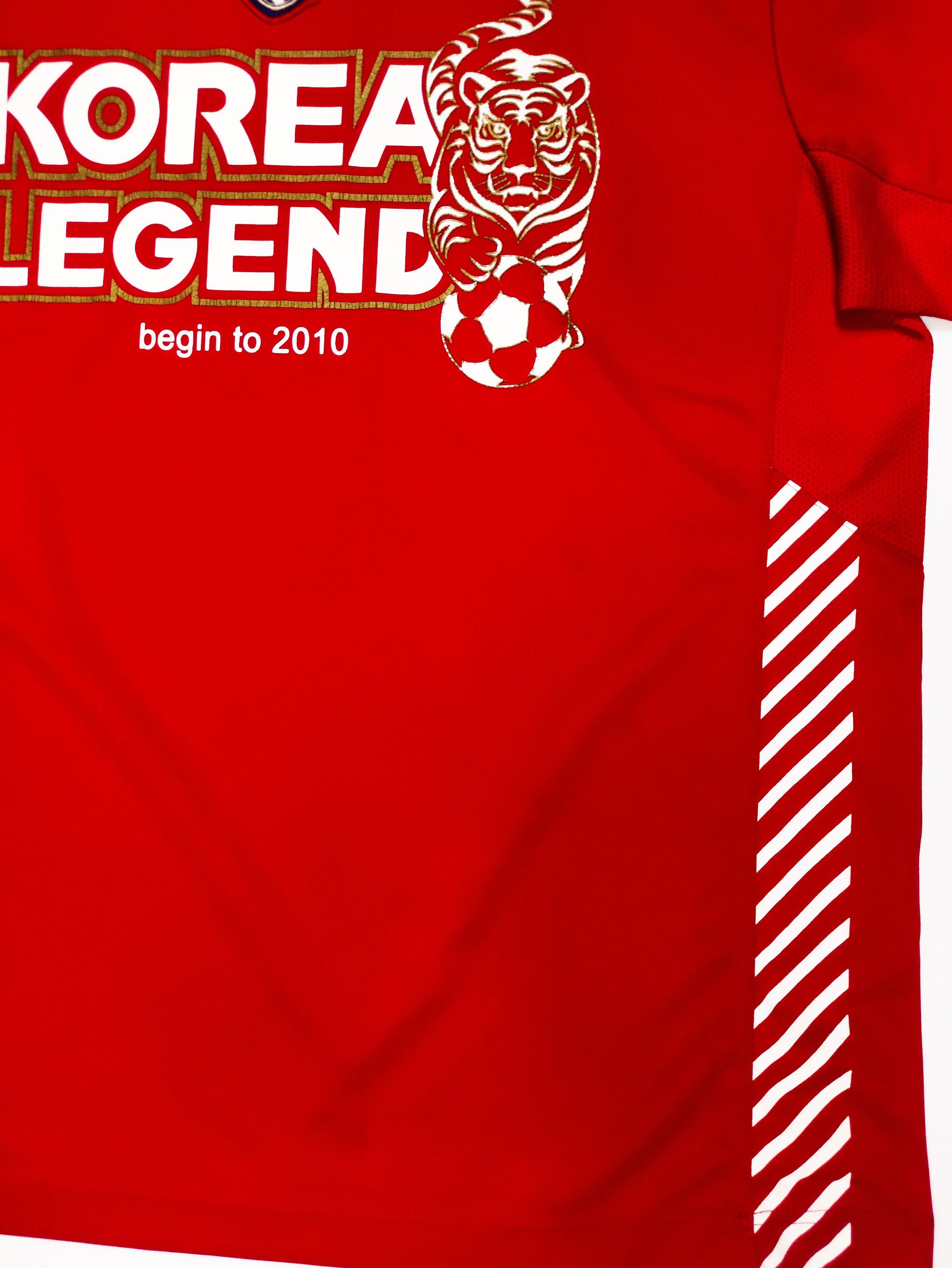 Vintage South Korea "Legend" National Football Team Tee T-shirt Size US L / EU 52-54 / 3 - 9 Thumbnail