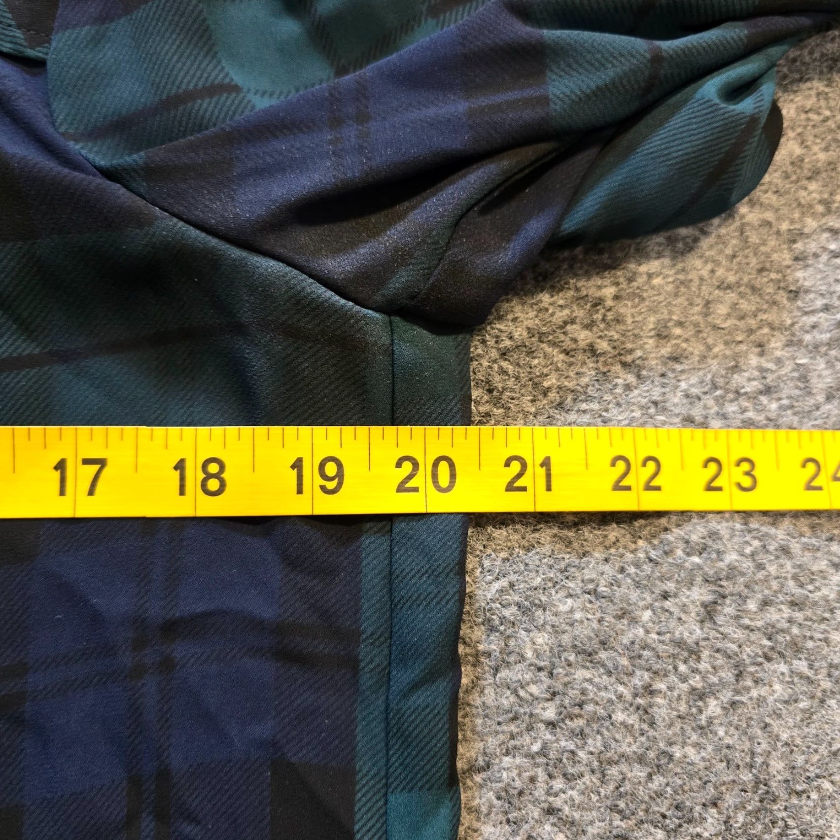 J.Crew J.CREW Blouse Shirt Womens M Green Blue Tartan Plaid Sheer Long Sleeve Casual Regular Fit Size M / US 6-8 / IT 42-44 - 5 Thumbnail