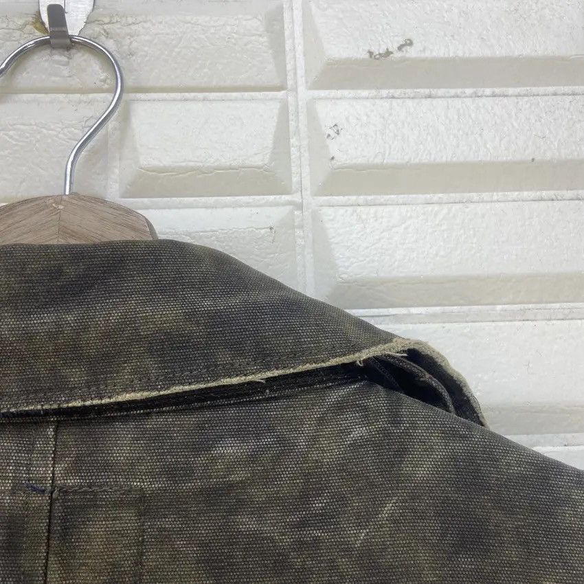 Woolrich Woolen Mills Vtg Woolrich Camouflage Distressed Double Breasted Jacket Size US M / EU 48-50 / 2 - 17 Thumbnail