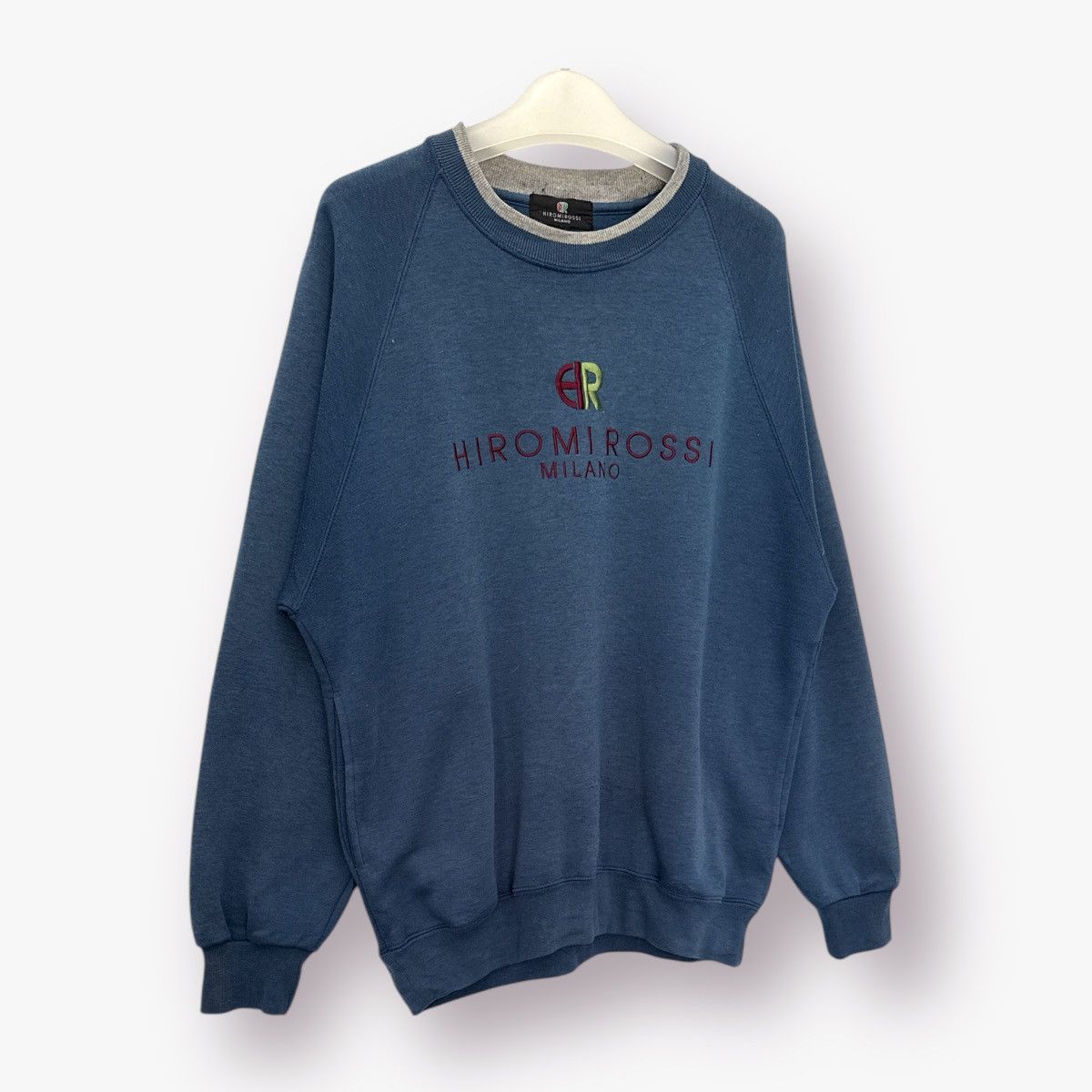 Vintage 🔥EMBROIDED🔥 Hiromi Rossi Milano Sweatshirt - L Size US M / EU 48-50 / 2 - 3 Thumbnail
