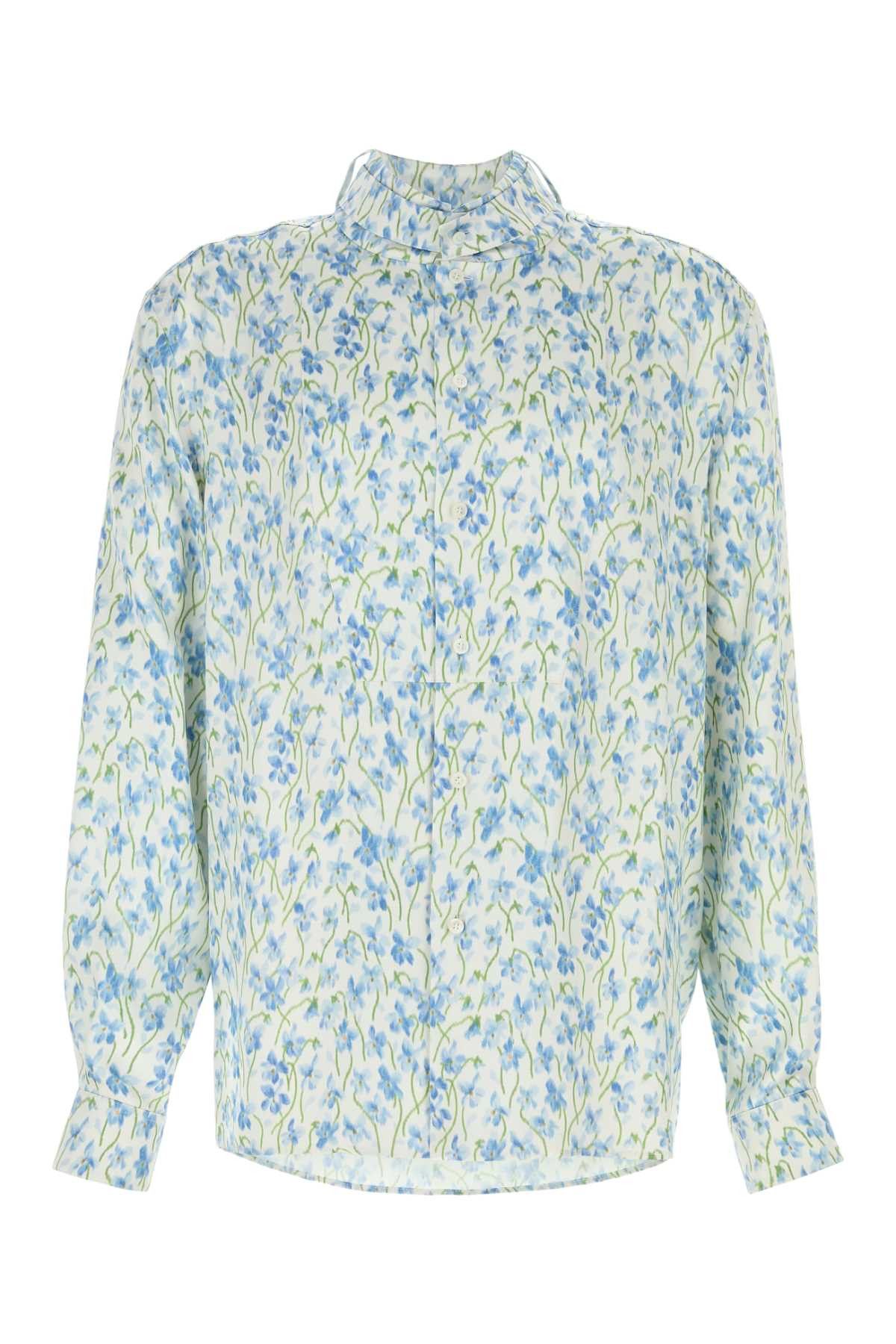 Loewe Printed Satin Shirt Size US L / EU 52-54 / 3 - 1 Thumbnail