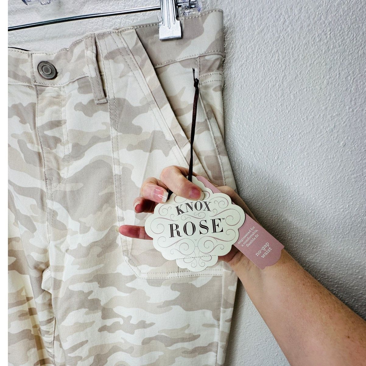 Other NWT Knox Rose Tan Army Camo Skinny Mid Rise Ankle Jean 10 Size 32" / US 10 / IT 46 - 5 Thumbnail