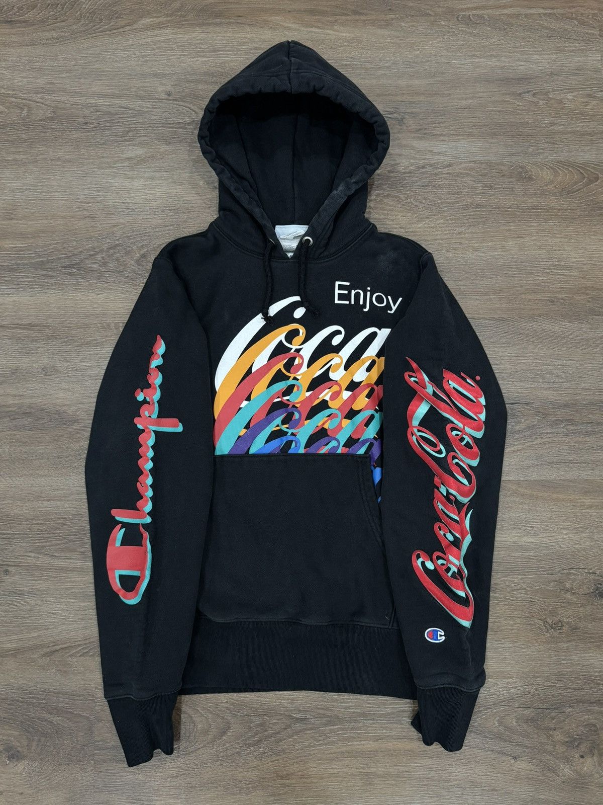Vintage Champion Reverse Weave Coca Cola Hoodie