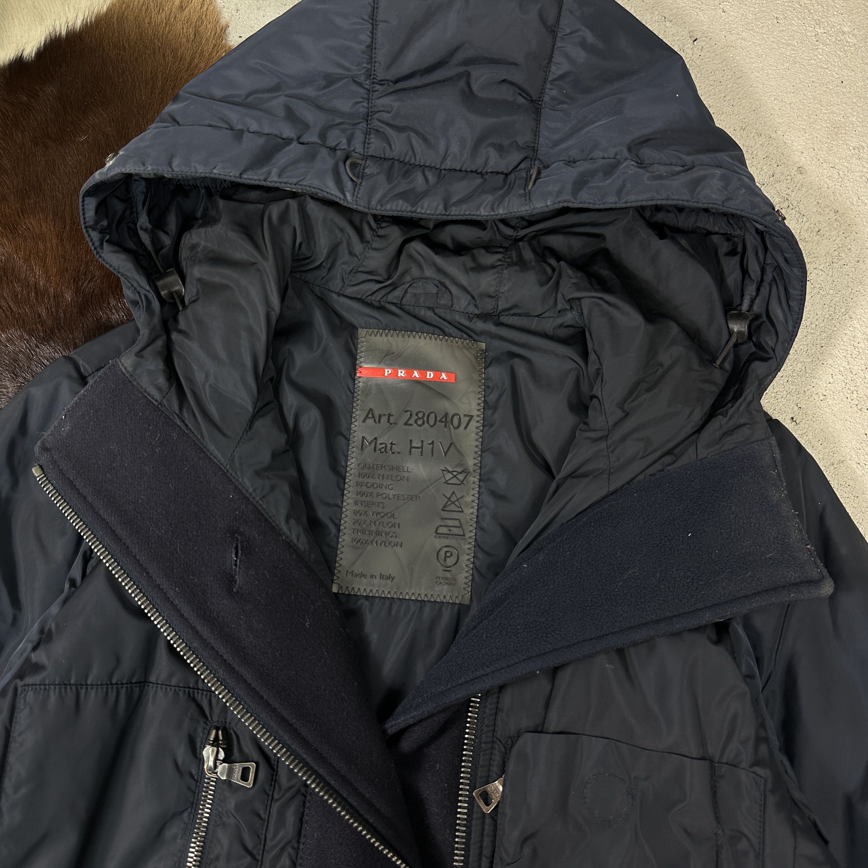 Designer × Prada × Vintage Prada Vintage Y2k Designer jacket coat Rare Size M / US 6-8 / IT 42-44 - 3 Thumbnail