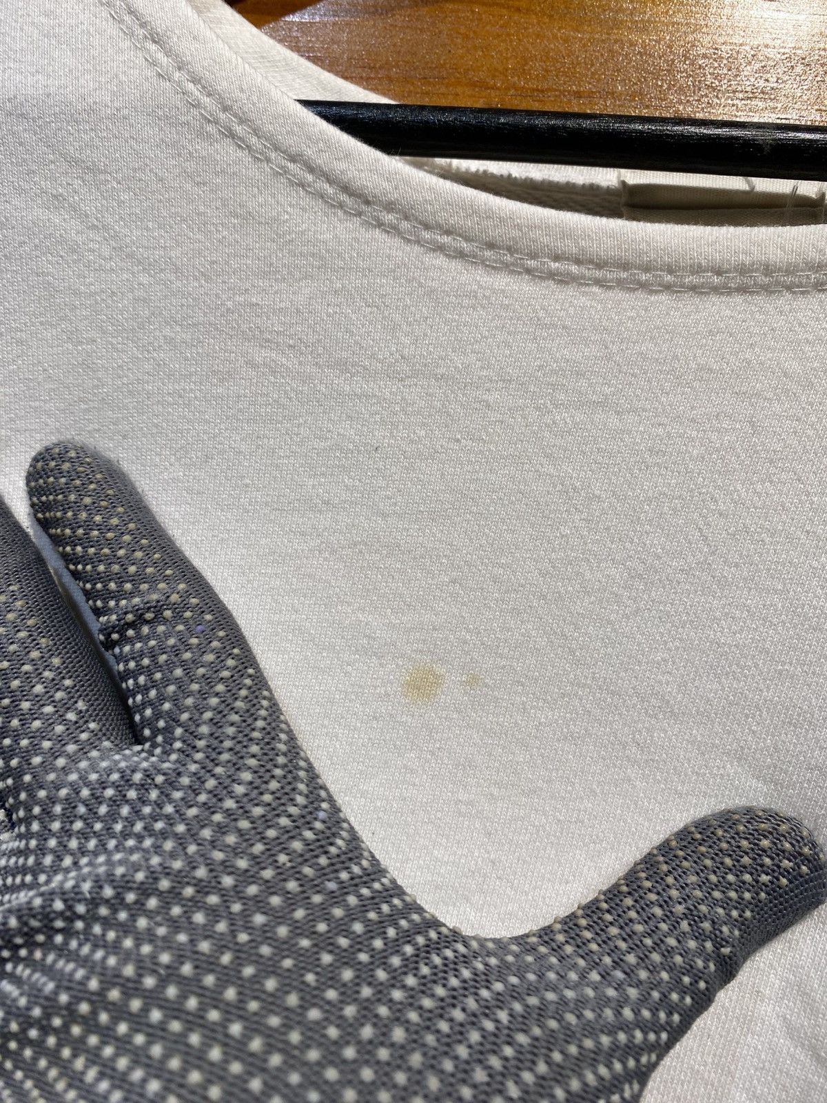 Japanese Brand Vintage RiLi Tokyo White Cotton Cut-Out Sleeve Top – Unisex Size M / US 6-8 / IT 42-44 - 6 Thumbnail