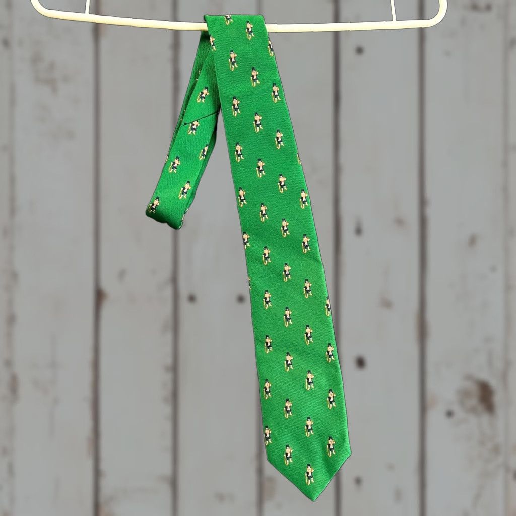 Robert Talbott VINTAGE Robert Talbott Tie Men One Size Green Leprechaun St Patricks Day Irish FAST SH Size ONE SIZE - 1 Thumbnail