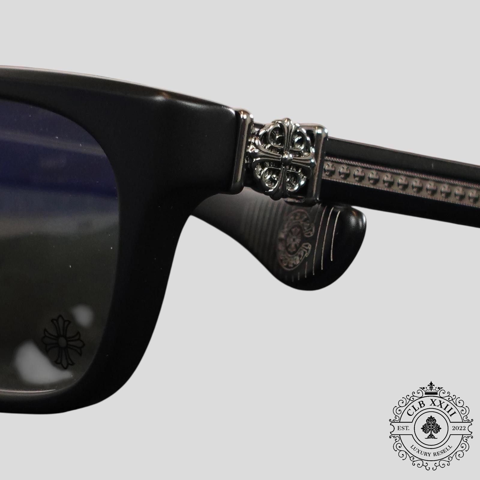 Chrome Hearts Chrome Hearts Grim Glasses in Matte Black Size ONE SIZE - 6 Thumbnail