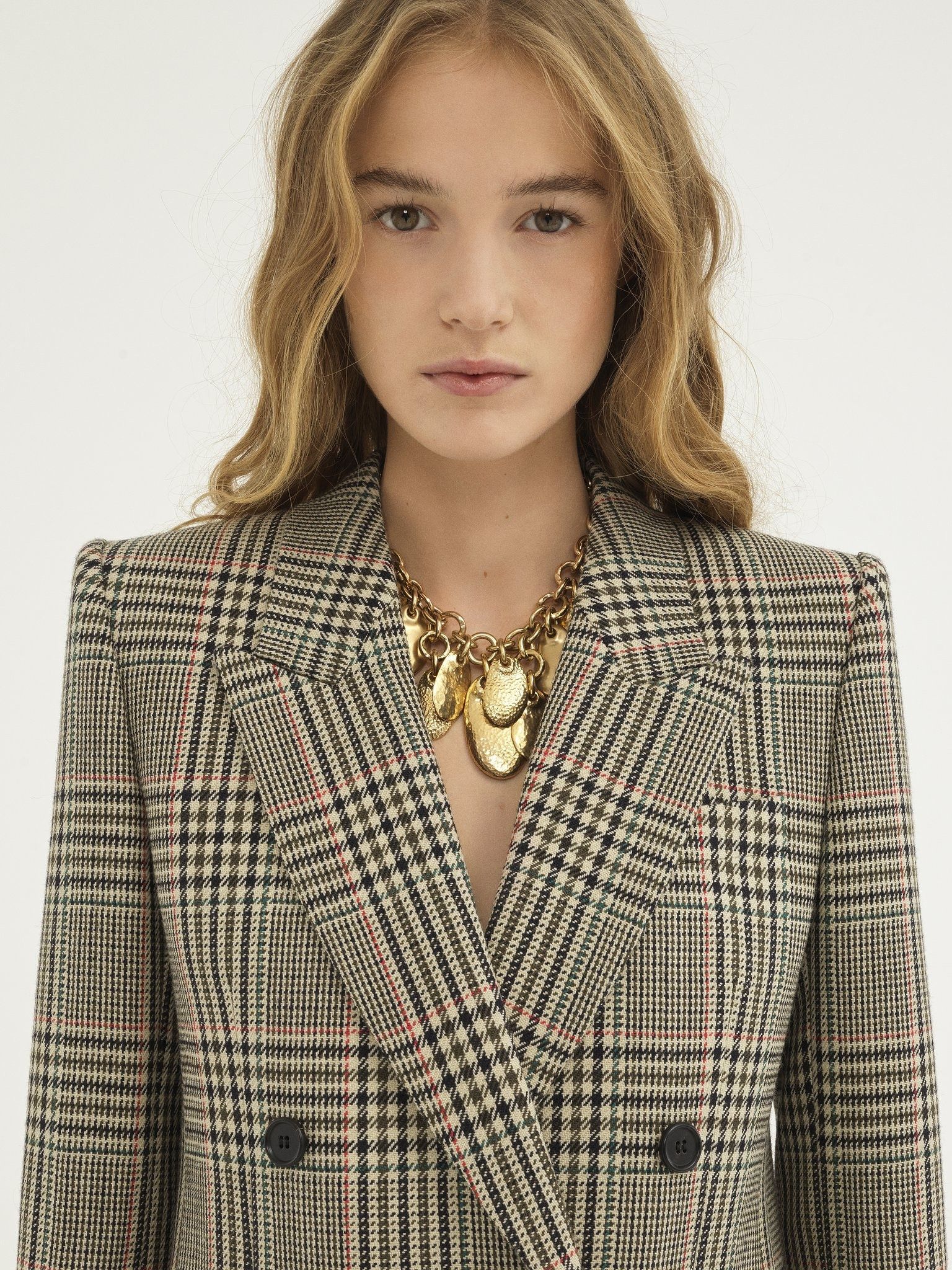 Chloe o1loc1c11025 Tailored Jacket in Multicolor Size XS / US 0-2 / IT 36-38 - 5 Thumbnail