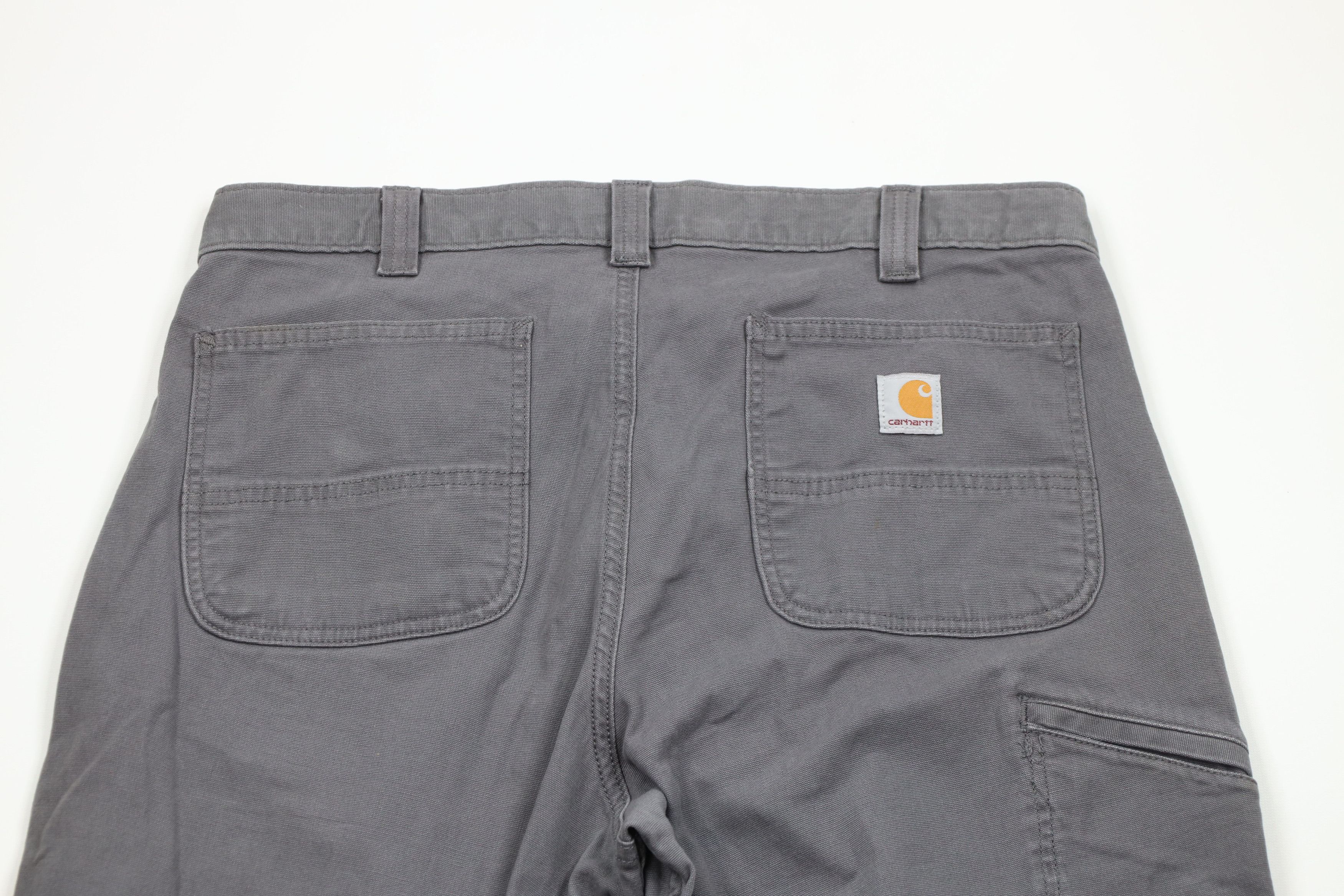 Carhartt × Vintage Vintage Y2K Carhartt Fit Wide Leg Dungaree Pants Gray Size US 36 / EU 52 - 9 Thumbnail