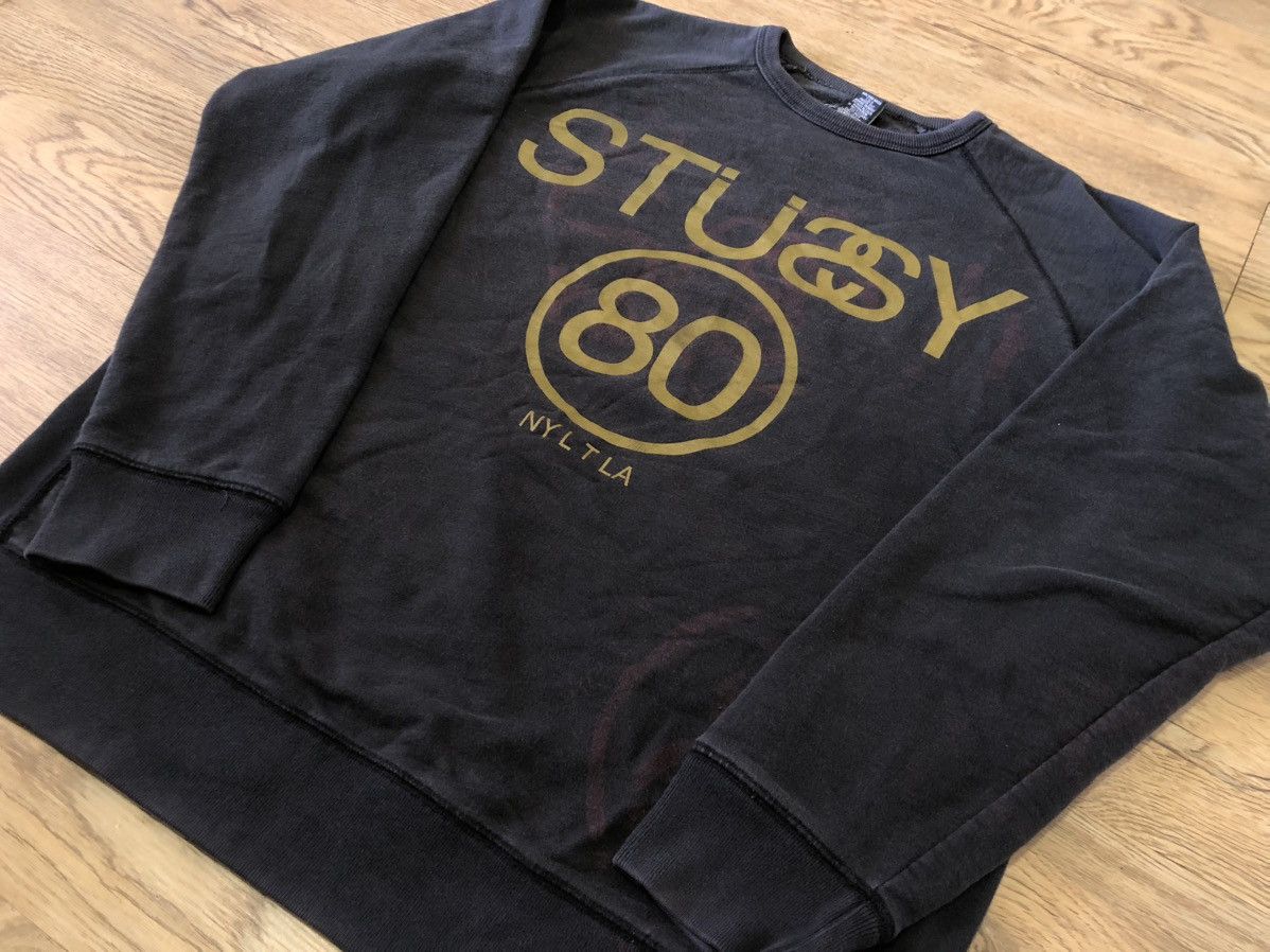 Stussy Stussy 80 faded sweatshirt Size US M / EU 48-50 / 2 - 4 Thumbnail