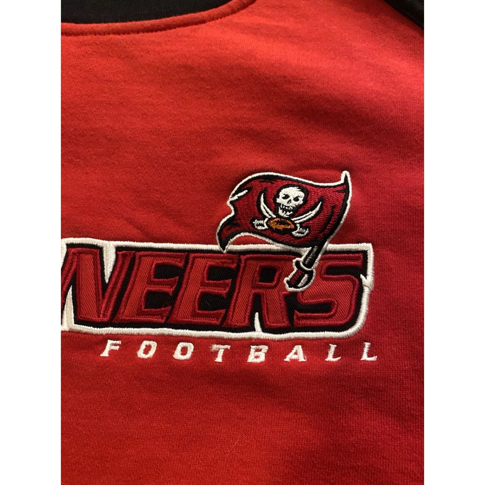 Reebok VINTAGE Reebok Tampa Bay Buccaneers Crewneck Sweatshirt XL Red Embroidered Team Apparel Men’s Pullover Winter Sports Size US XL / EU 56 / 4 - 3 Thumbnail