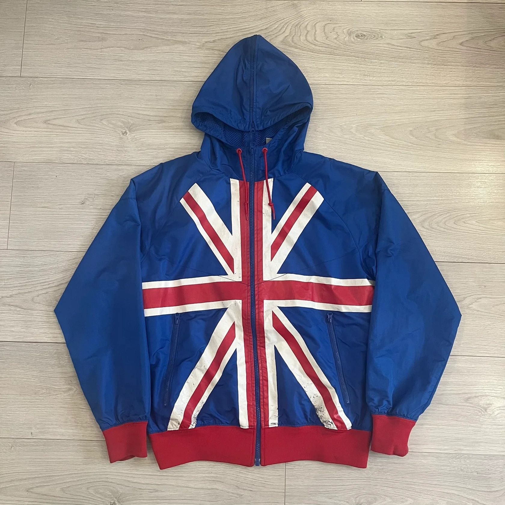 Nike Nike UK Olympics 2008 Split Windbreaker (Small) Size US S / EU 44-46 / 1 - 1 Thumbnail