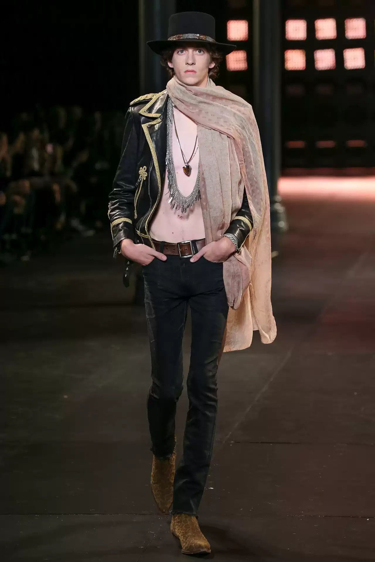 Saint Laurent Paris Saint Laurent 15Ss Leather Jacket Size 48-2505 Size US M / EU 48-50 / 2 - 4 Thumbnail