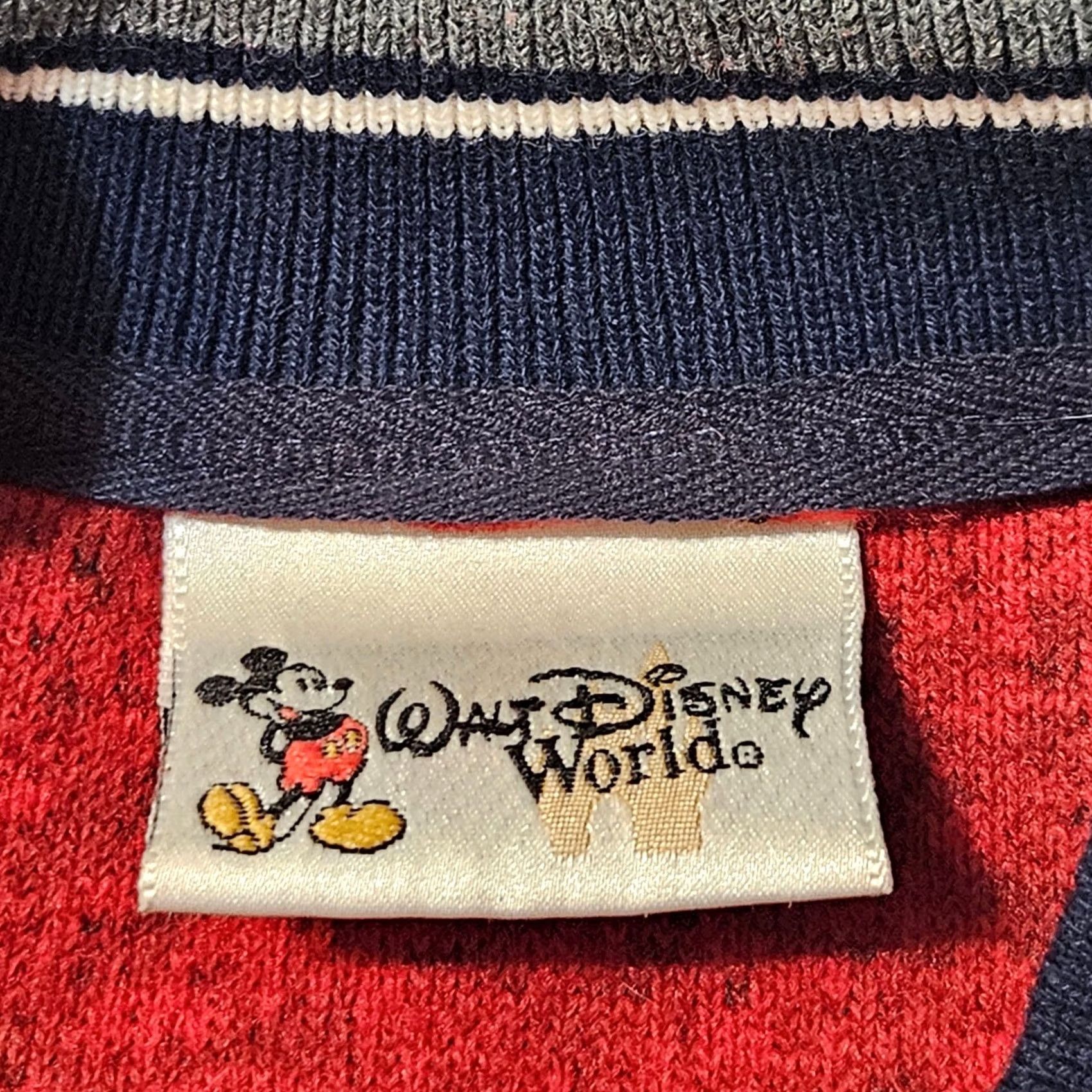 Disney VINTAGE Disney Mickey Mouse Walt Disney World Sports Sherpa Fleece Pullover Men XL Blue Size US XL / EU 56 / 4 - 7 Thumbnail