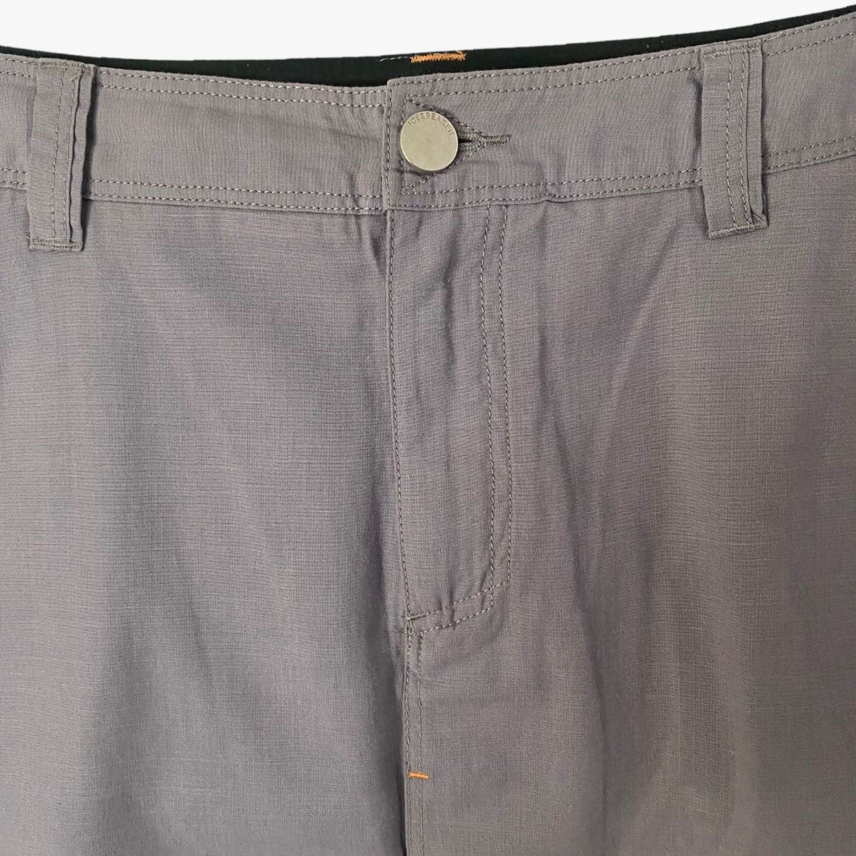 Icebreaker Icebreaker Merino Destiny Mini Skirt Gray Women's Size 29 Hiking Outdoors Skirt Mini Waist 16" Length 15" Pockets Lightweight Cotton Wool Blend Size 29" - 5 Thumbnail