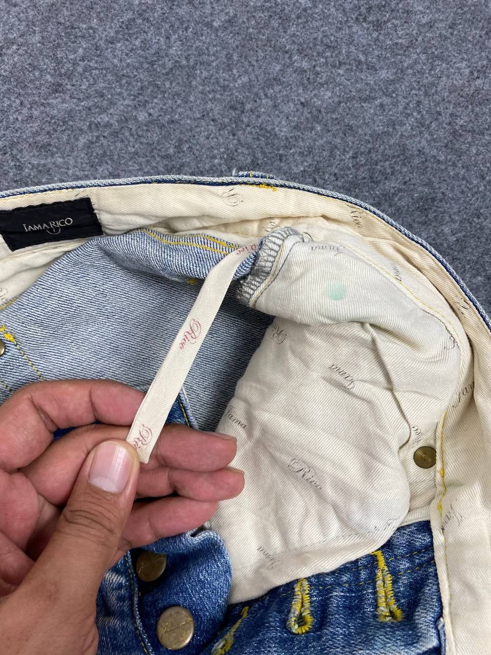 Japanese Brand jama rico japanese brand skinny denim Size 33" - 11 Thumbnail