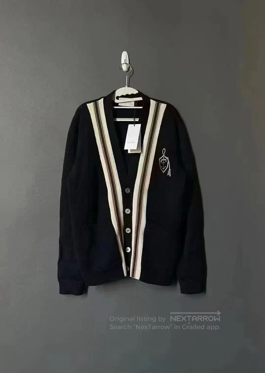 Gucci Guicci Anchor Badge Cardigan| Size US XS / EU 42 / 0 - 1 Thumbnail