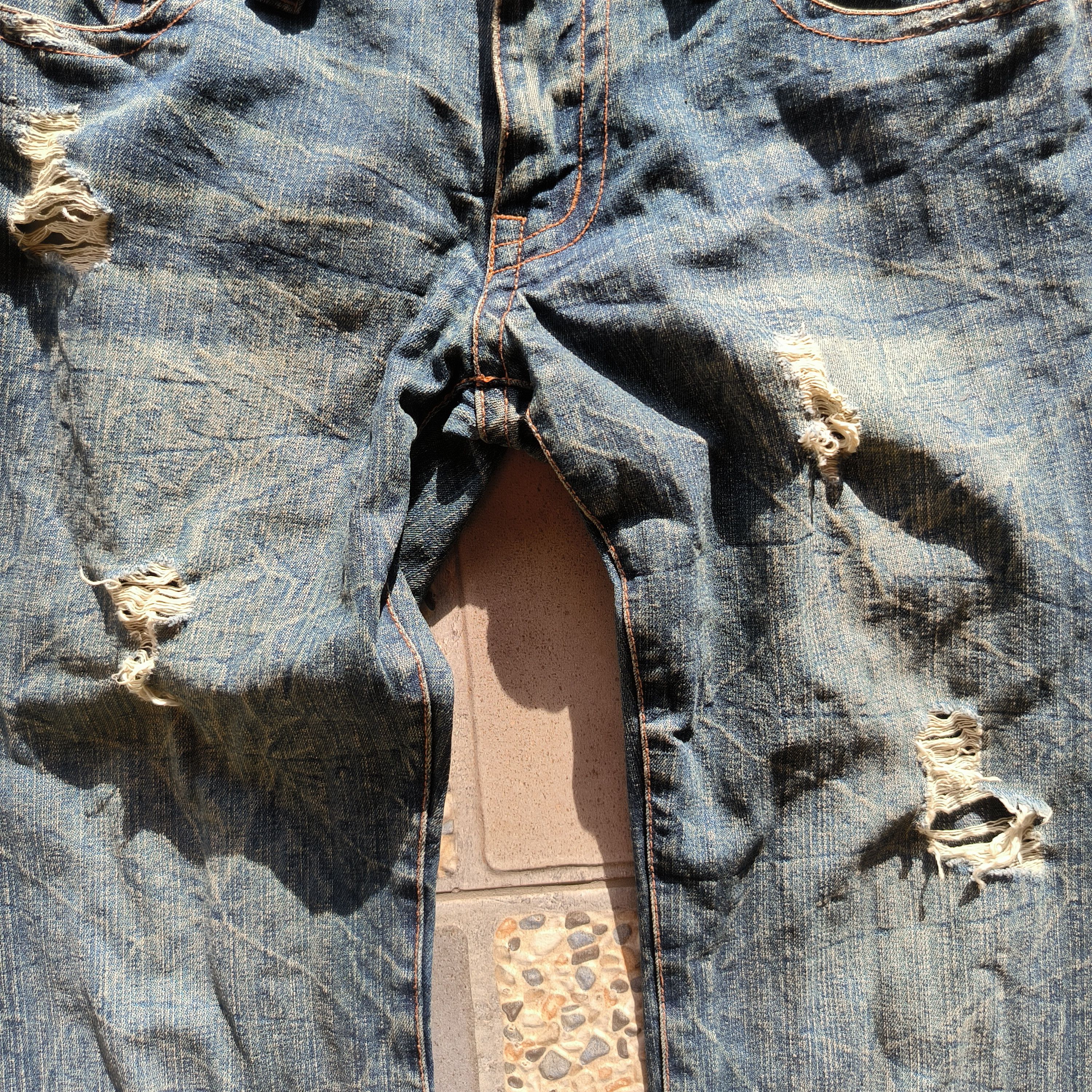 LOWBOX Vintage 2000s LOWBLOX Flared Jeans Size US 33 - 2 Thumbnail