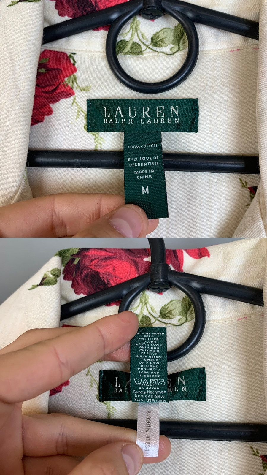 Ralph Lauren Ralph Lauren Women's Floral Lightweight Button-Up Blazer Size M / US 6-8 / IT 42-44 - 7 Thumbnail