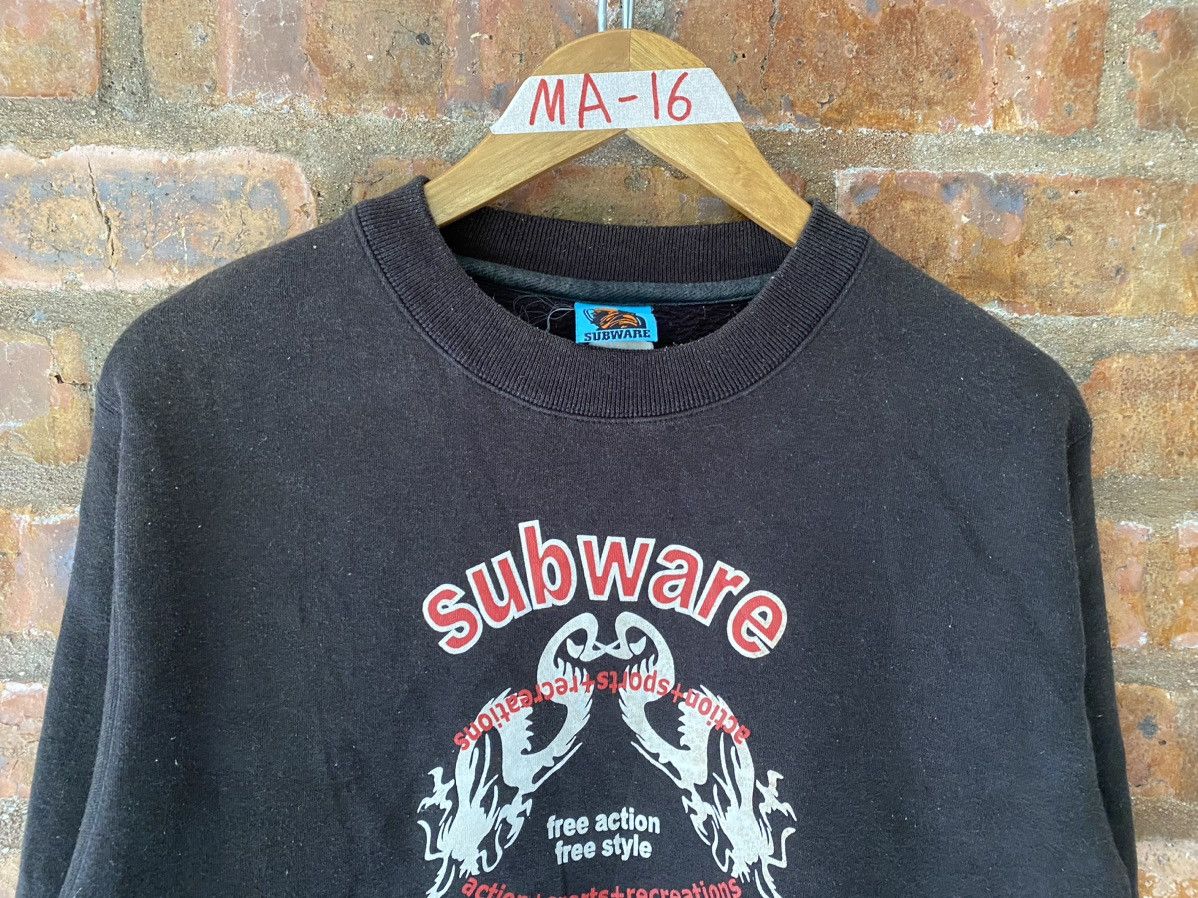 Subware 🔥1990s Subware Recon dragon sweatshirt Size US M / EU 48-50 / 2 - 3 Thumbnail