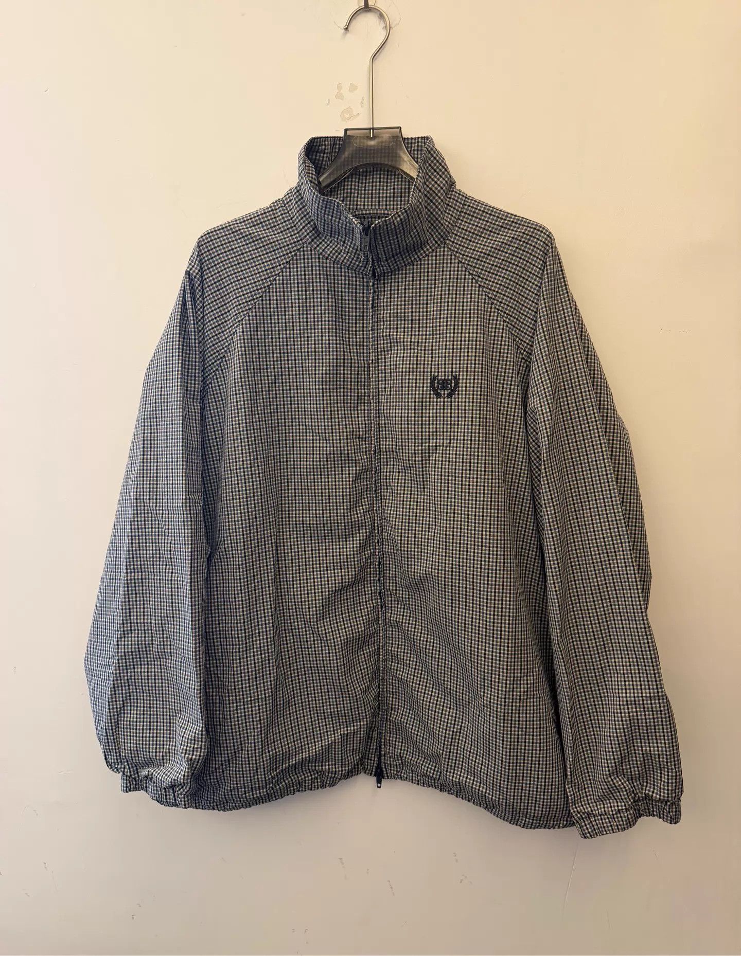 Balenciaga Balenciaga 25 Runway Wheat Embroidery Check Jacket Size 2 Size US M / EU 48-50 / 2 - 1 Thumbnail