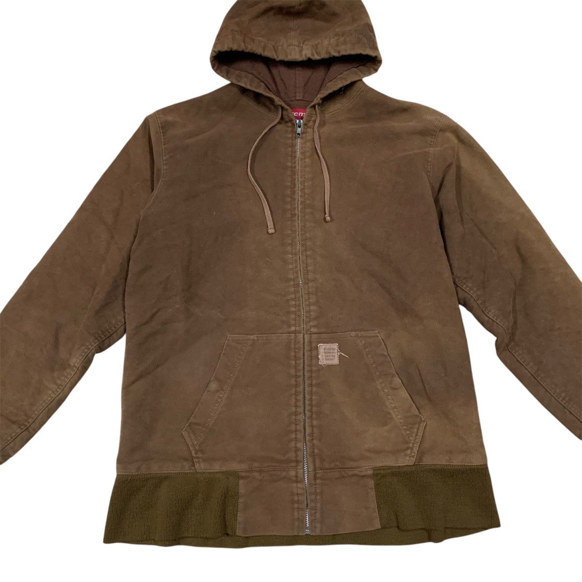 Supreme Vtg Supreme Moleskin Sun Faded AW2004 Worker Jacket Size US L / EU 52-54 / 3 - 3 Thumbnail