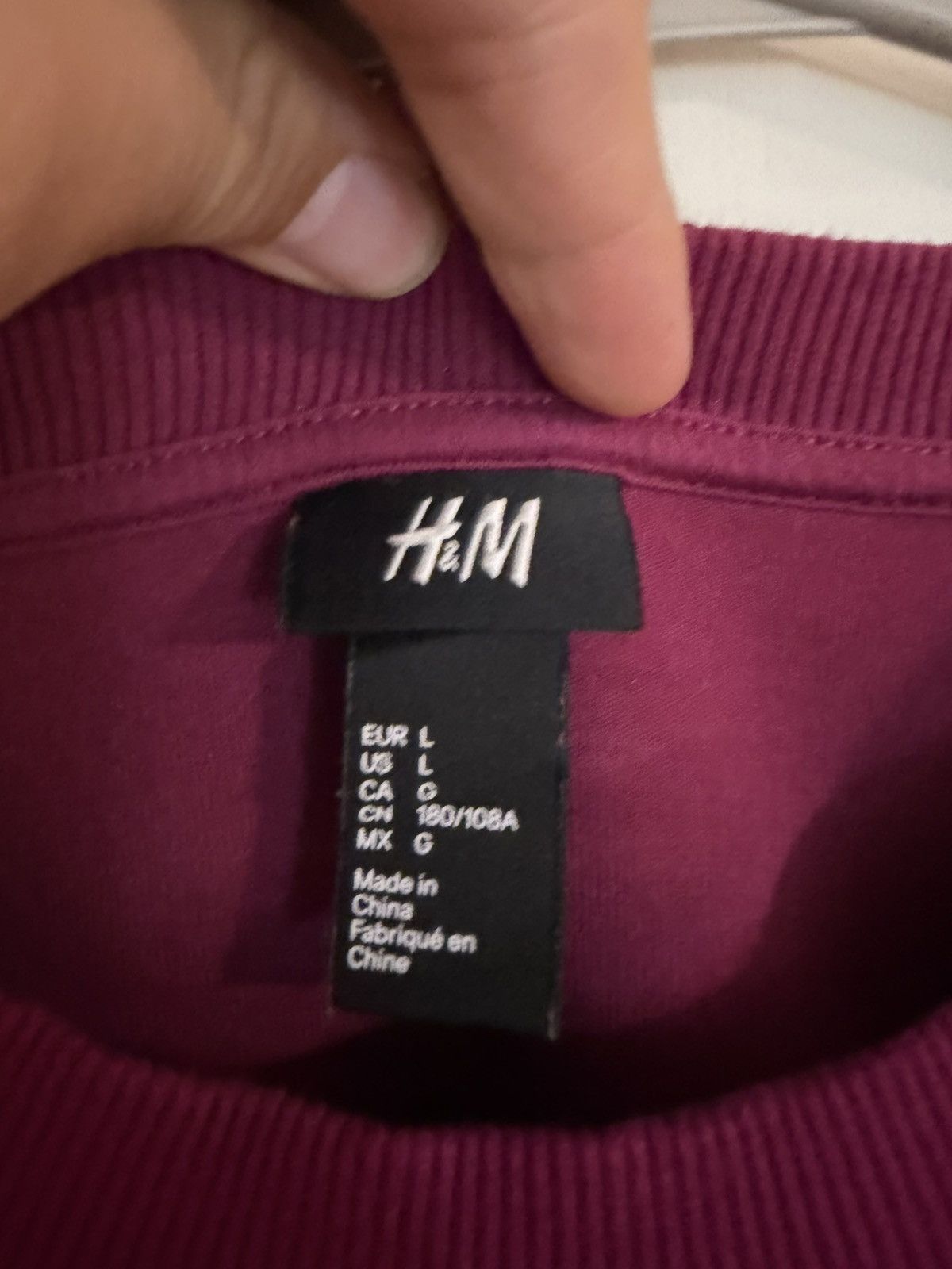 H&M × The Weeknd H&M x The Weeknd Crewneck Size US L / EU 52-54 / 3 - 4 Thumbnail