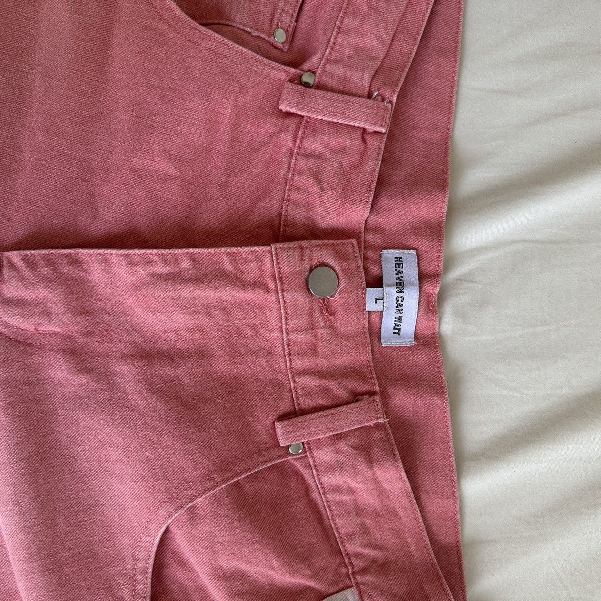 Other Heavencanwait Pink Track Jeans Size US 34 / EU 50 - 3 Thumbnail