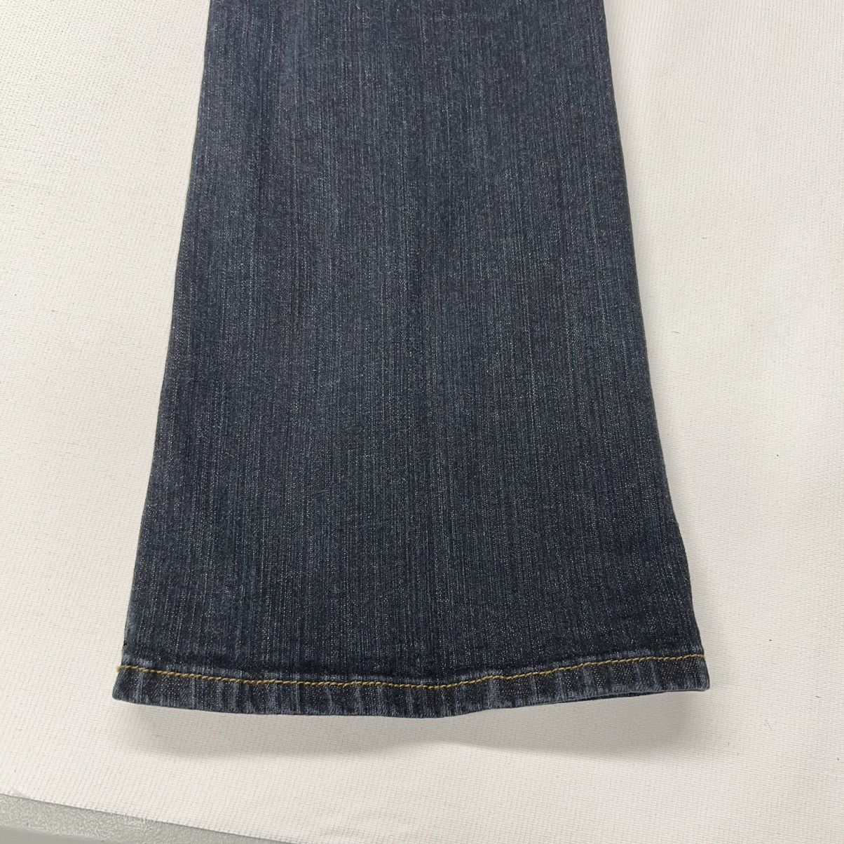 Pepe Jeans × Vintage VTG Pepe Jeans Blue Flared Bootcut London Pocket Patch Y2K Size 34" / US 12 / IT 48 - 17 Thumbnail