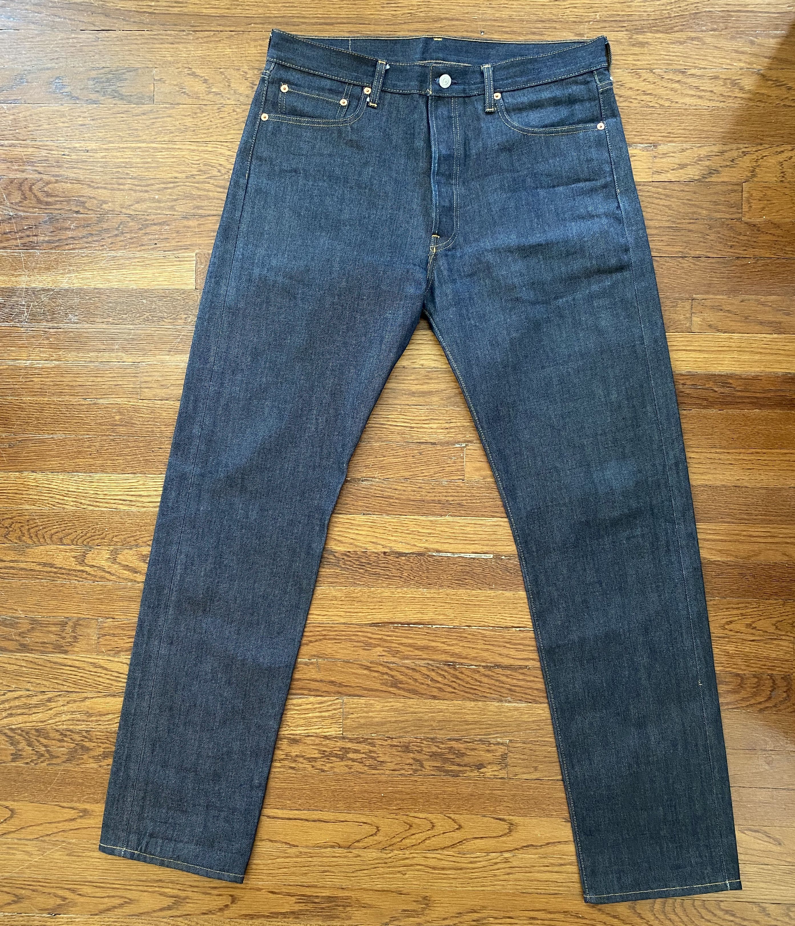 Levi's × Levi's Vintage Clothing × Vintage 1954 501® Original Fit Selvedge Men's Jeans Size US 36 / EU 52 - 1 Thumbnail