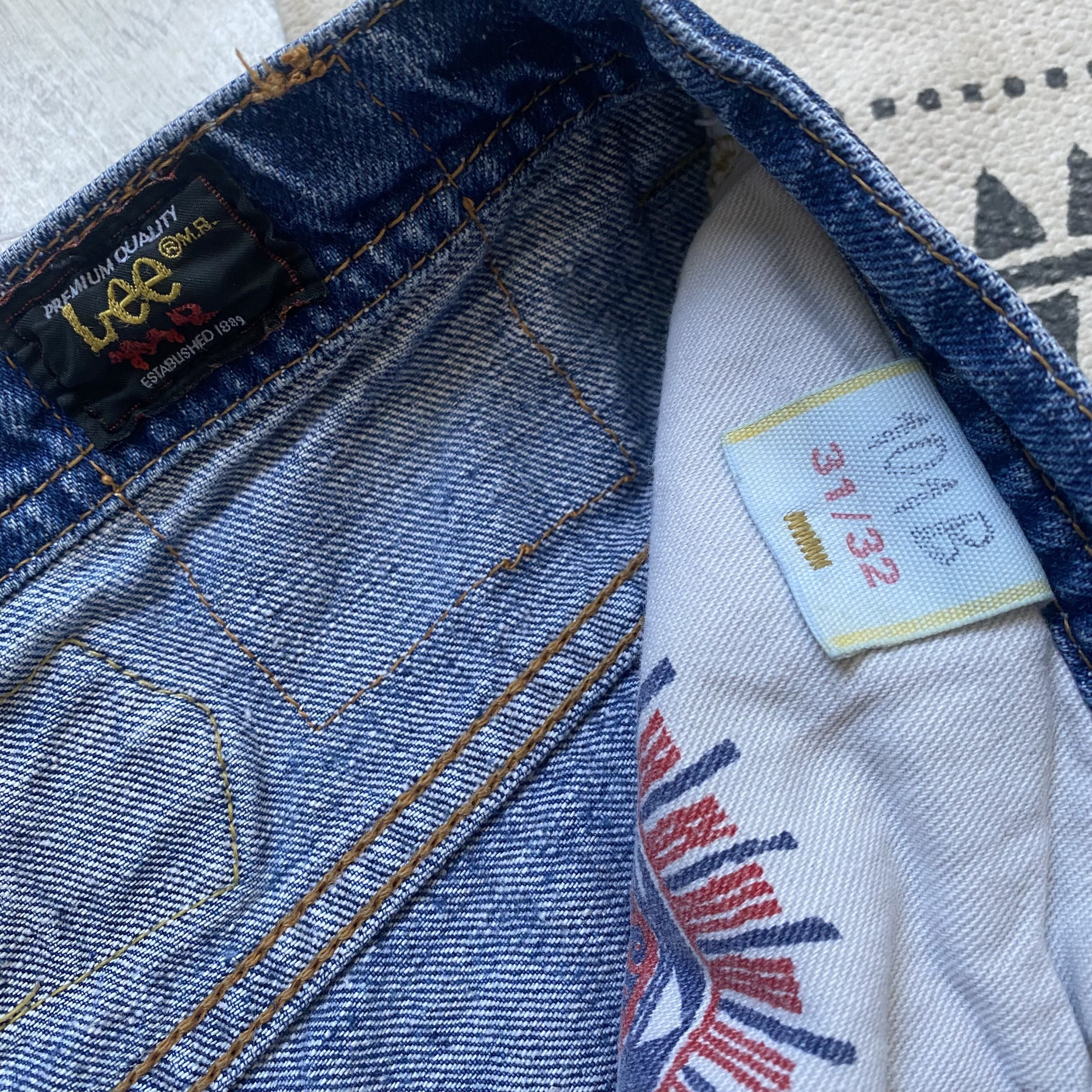 Lee Vintage Lee Selvage Jeans Denim pants 101 japanese Size US 31 - 11 Thumbnail