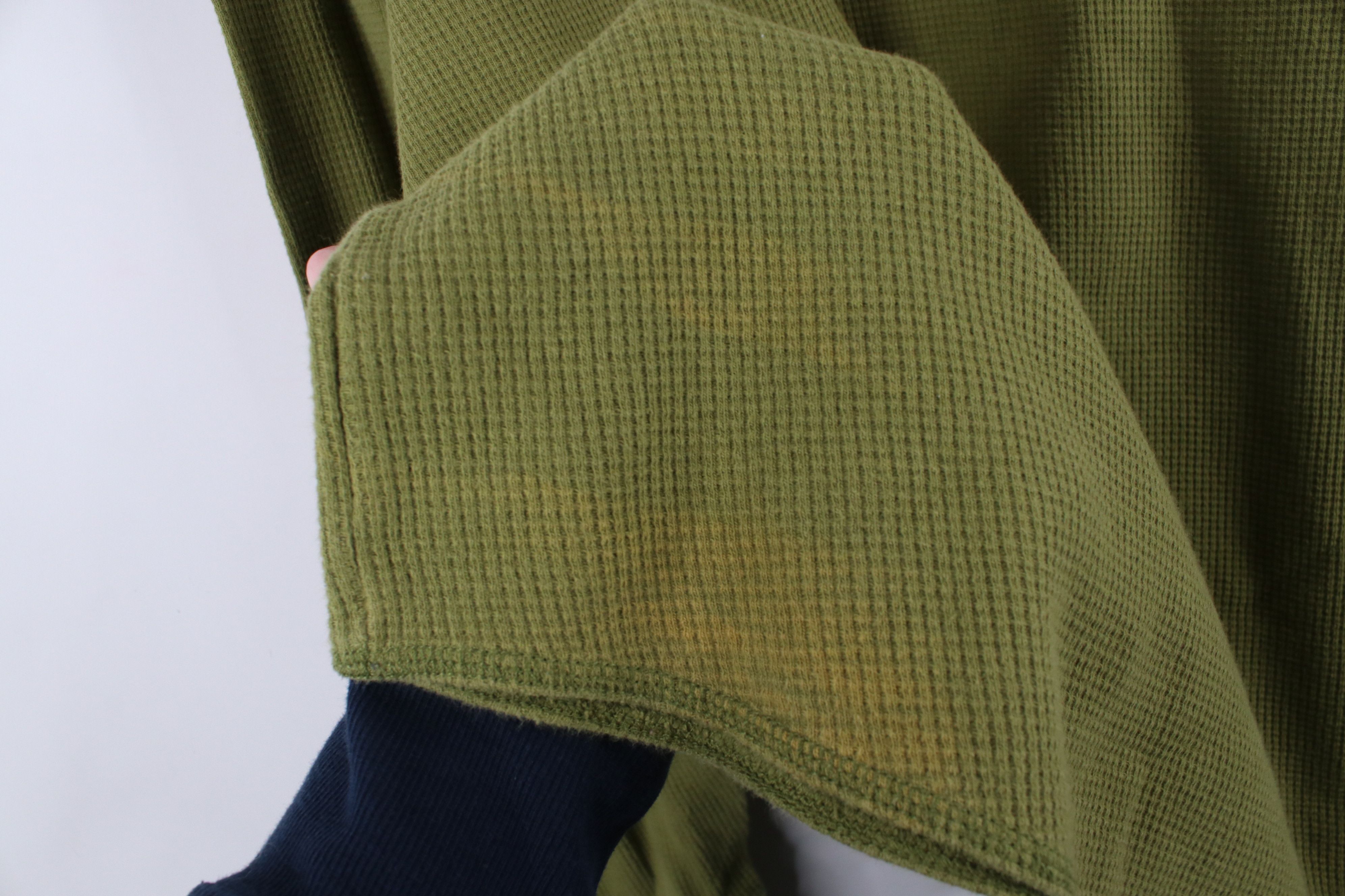 Eddie Bauer × Vintage Vintage Y2K Eddie Bauer Waffle Knit Long Sleeve T-Shirt Size US L / EU 52-54 / 3 - 5 Thumbnail