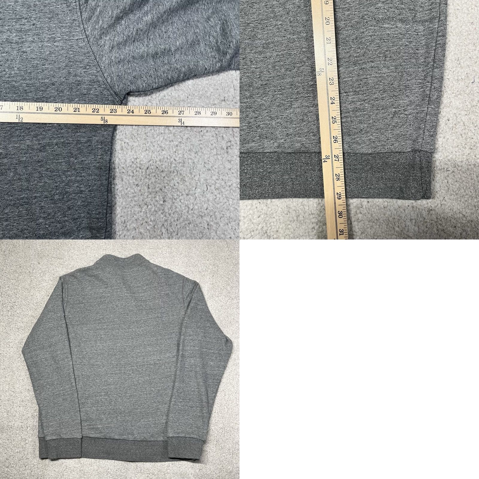 Vuori Vuori Pullover 1/4 Zip Mens L Gray Cypress Performance Active Heathered Sweatshirt"} Size US L / EU 52-54 / 3 - 9 Thumbnail