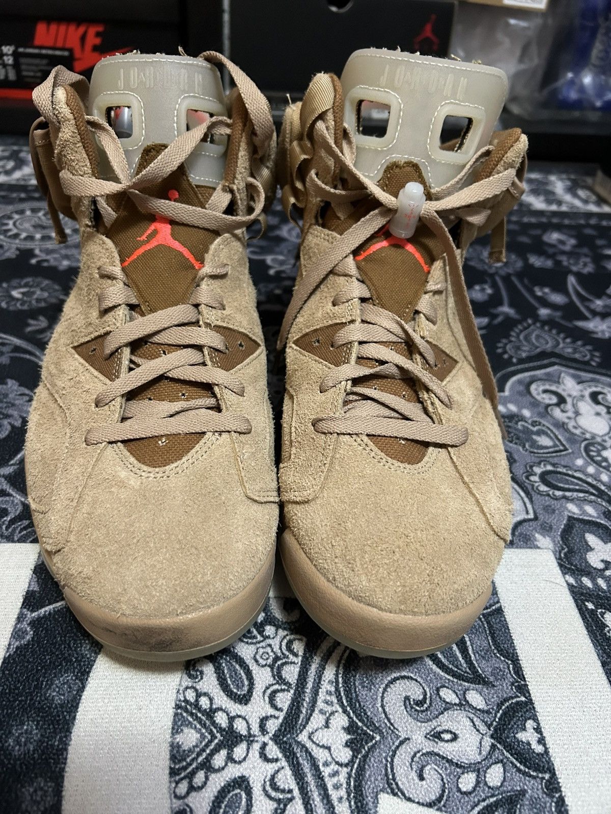 Jordan Brand × Travis Scott Travis Scott Jordan 6 Khaki Size US 11 / EU 44 - 5 Thumbnail