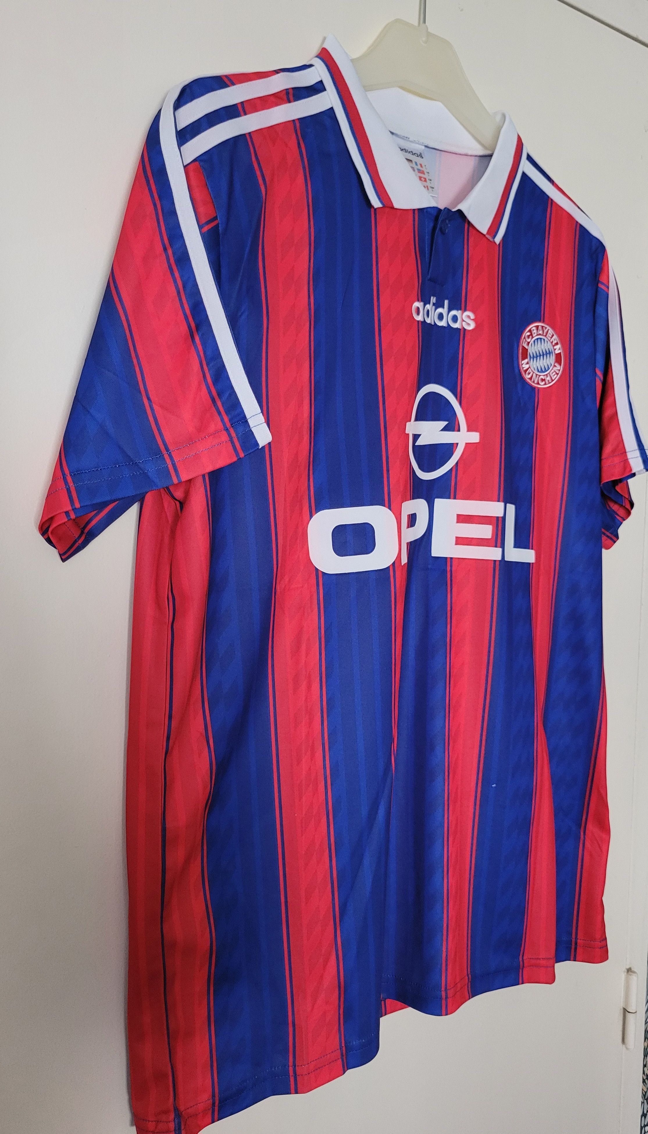 Other Klinsmann 18 bayern munich 1995 Fußball retro Trikot Jersey Size US L / EU 52-54 / 3 - 4 Thumbnail