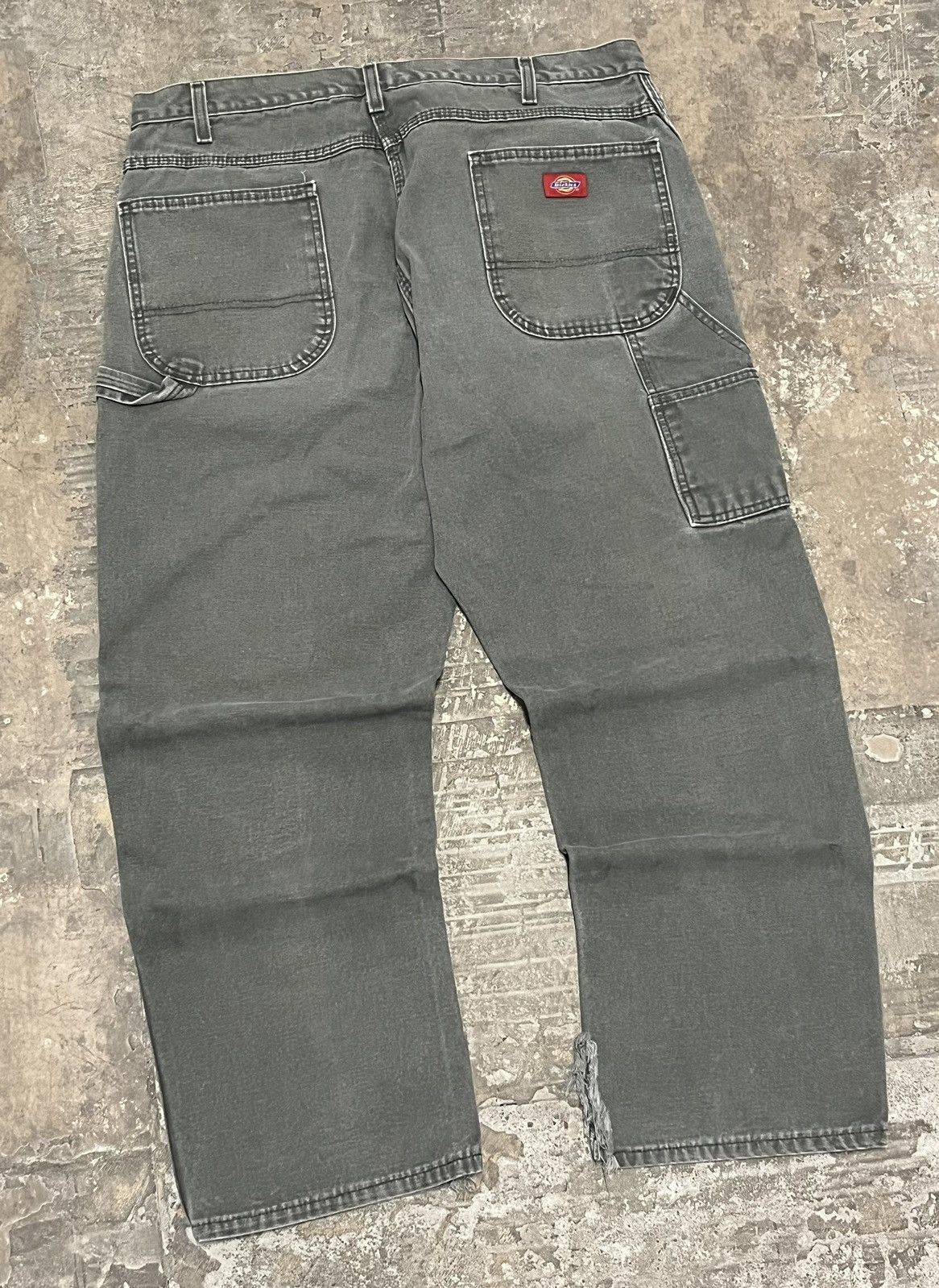 Carhartt × Dickies × Vintage Faded green dickies workwear pants baggy fit y2k hype Size US 36 / EU 52 - 1 Thumbnail