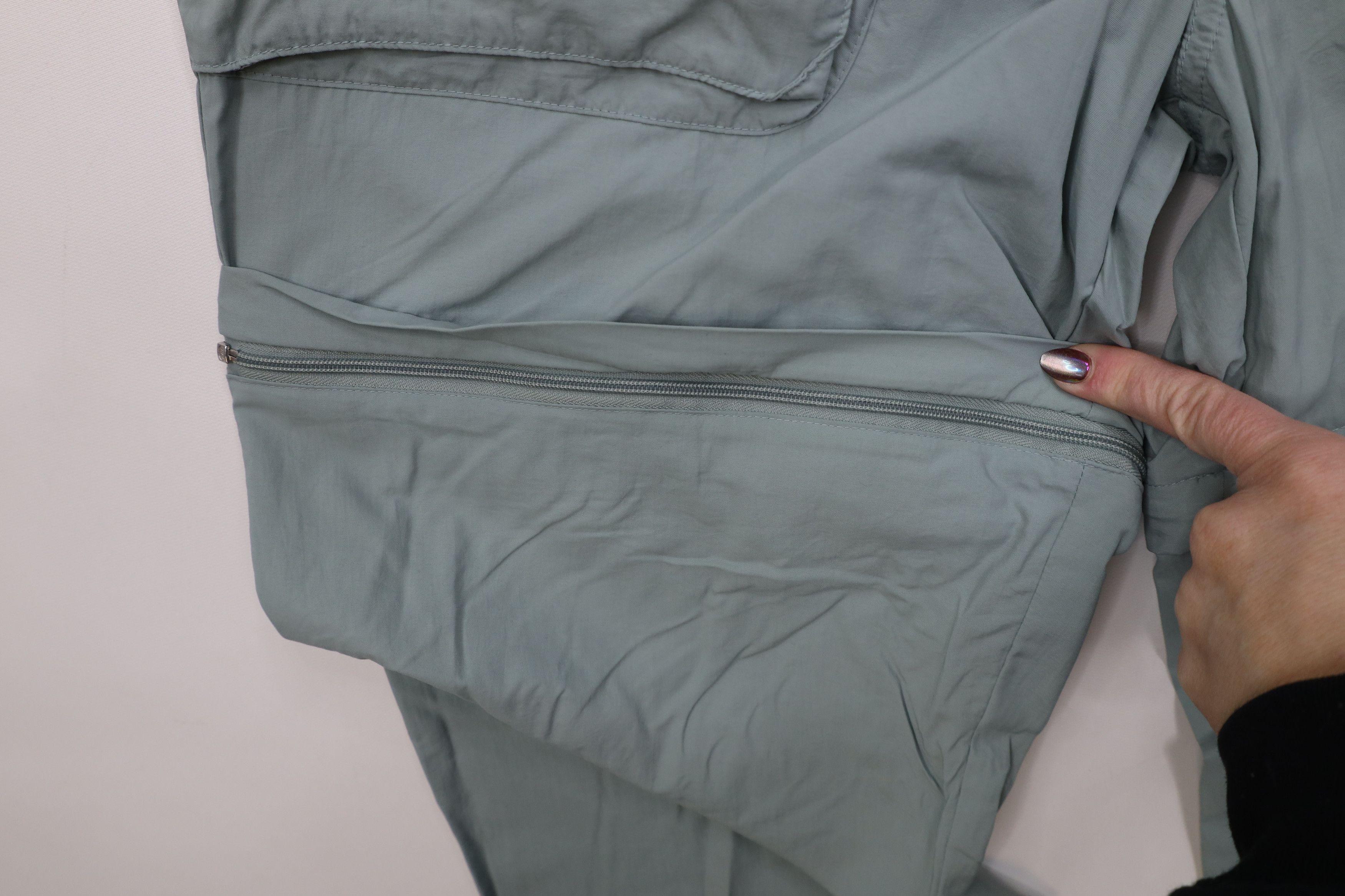 Cabelas Vintage 90s Y2K Cabelas Guidewear Cargo Pants Shorts Teal Size US 34 / EU 50 - 6 Thumbnail