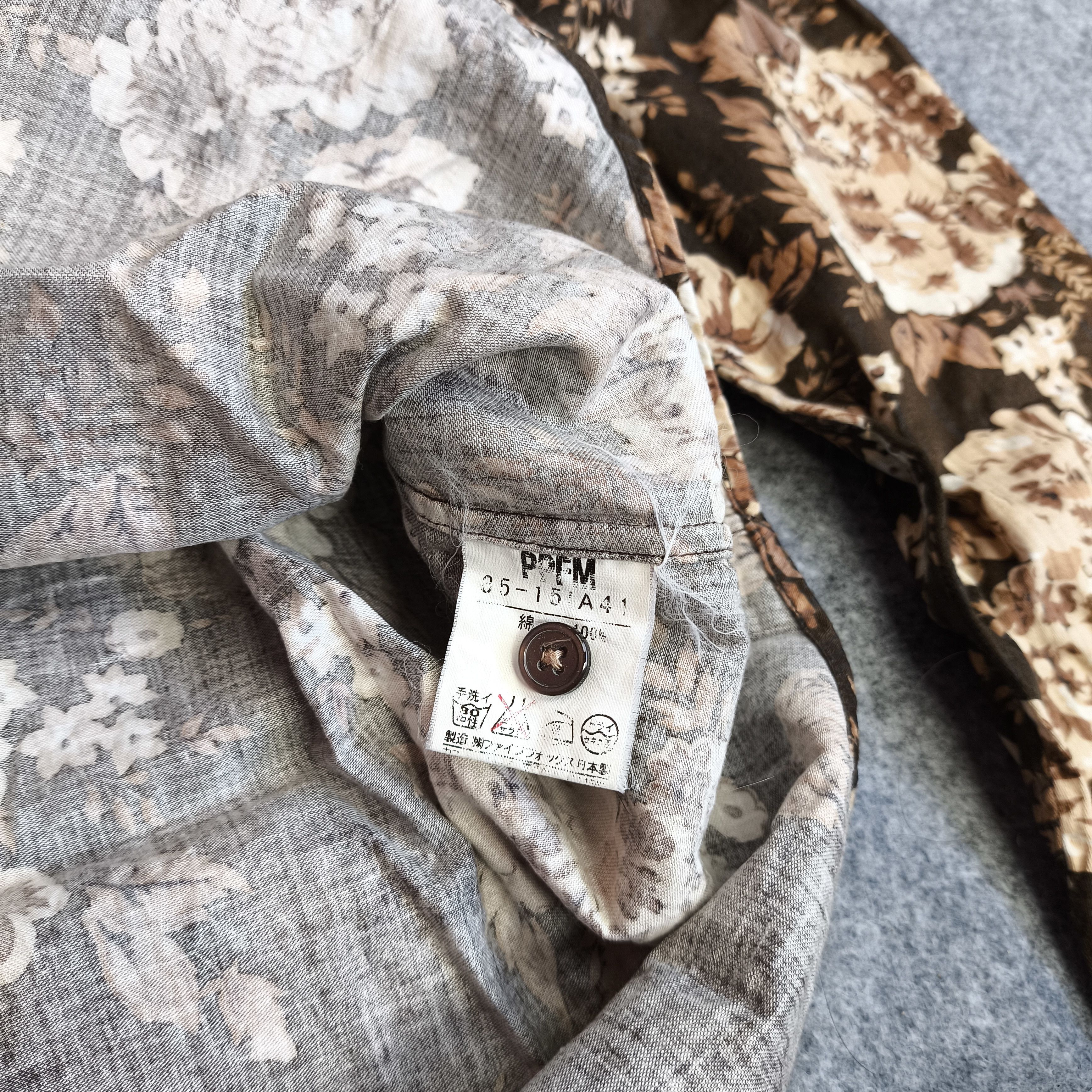 PPFM PPFM floral shirt longsleeve Size US M / EU 48-50 / 2 - 5 Thumbnail