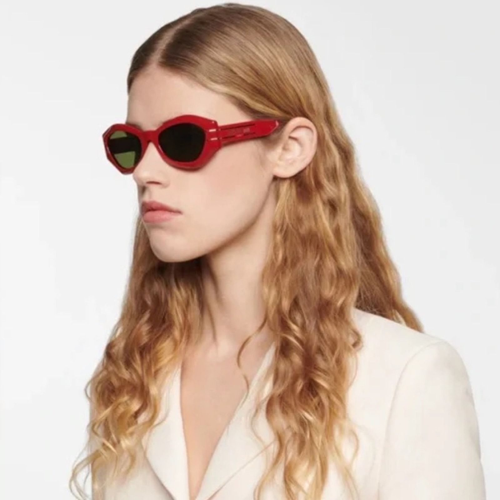 Dior DIOR Sunglasses CD40058U 66N DiorSignatureB1U Red/GreenWomen Size ONE SIZE - 9 Thumbnail