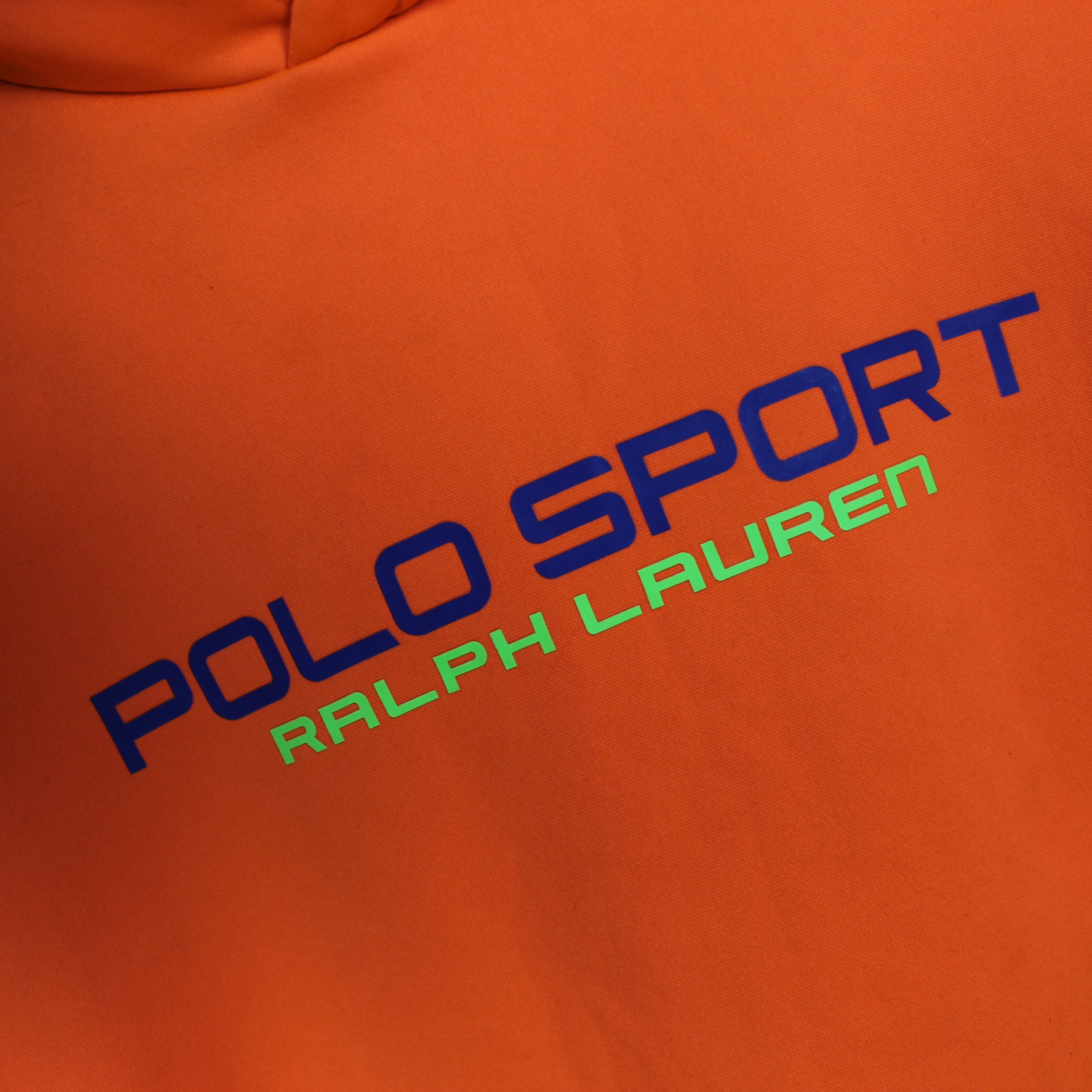 Polo Ralph Lauren Polo Sport men hoodie orange big logo M L Size US L / EU 52-54 / 3 - 4 Thumbnail