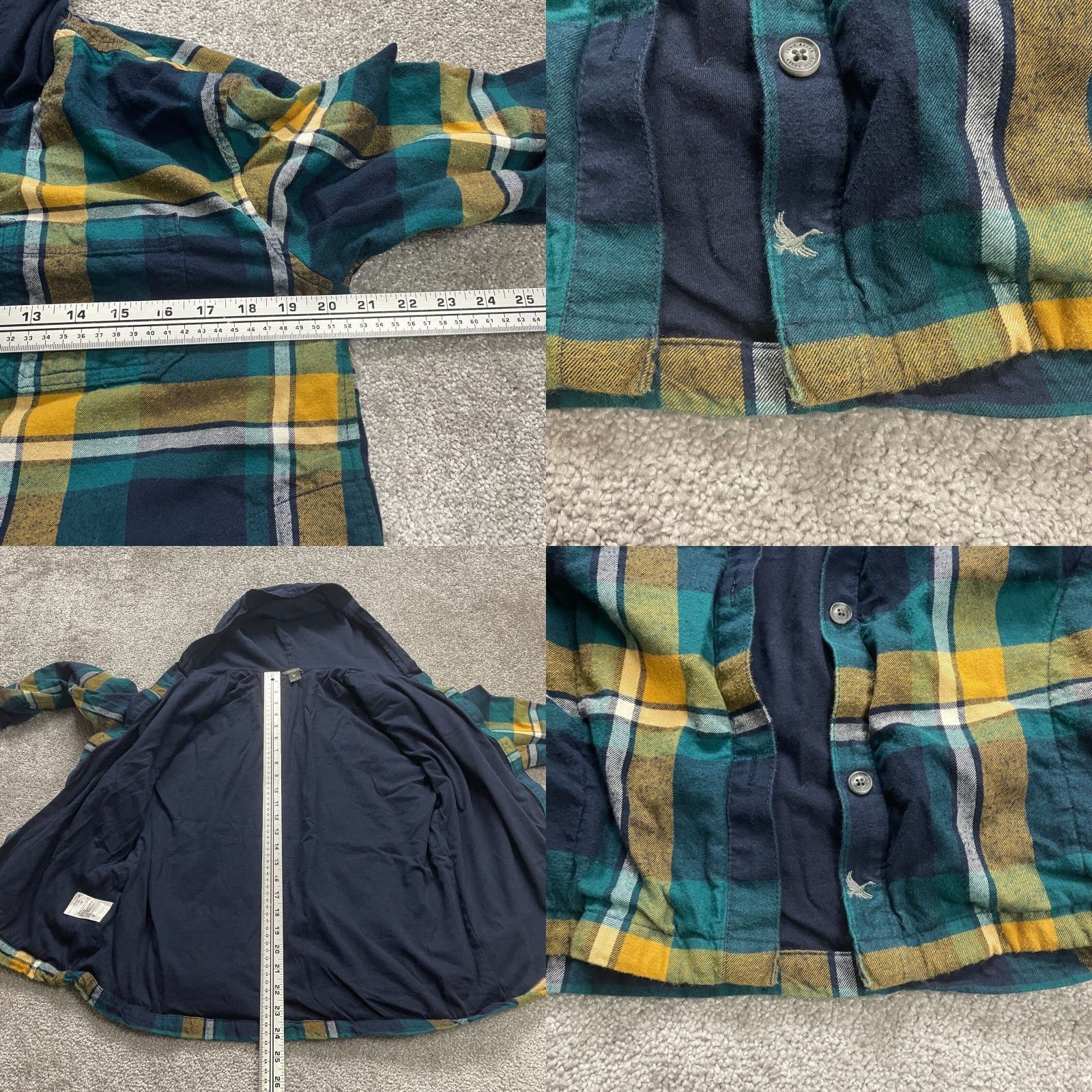Eddie Bauer Eddie Bauer Hoodie Jacket Women M Multicolor Plaid Lined Button Down Casual Jacket Size M / US 6-8 / IT 42-44 - 8 Thumbnail