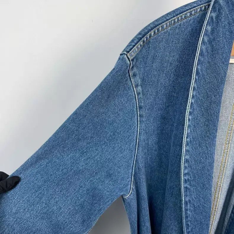 Balenciaga Balenciaga Denim Bathrobe Coat Size XS / US 0-2 / IT 36-38 - 4 Thumbnail