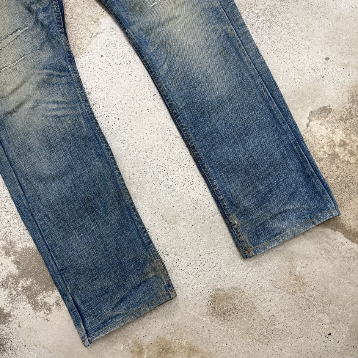 NSF NSF Muddy Distressed Slim Fit Buttonfly Denim Pants Size US 31 - 5 Thumbnail