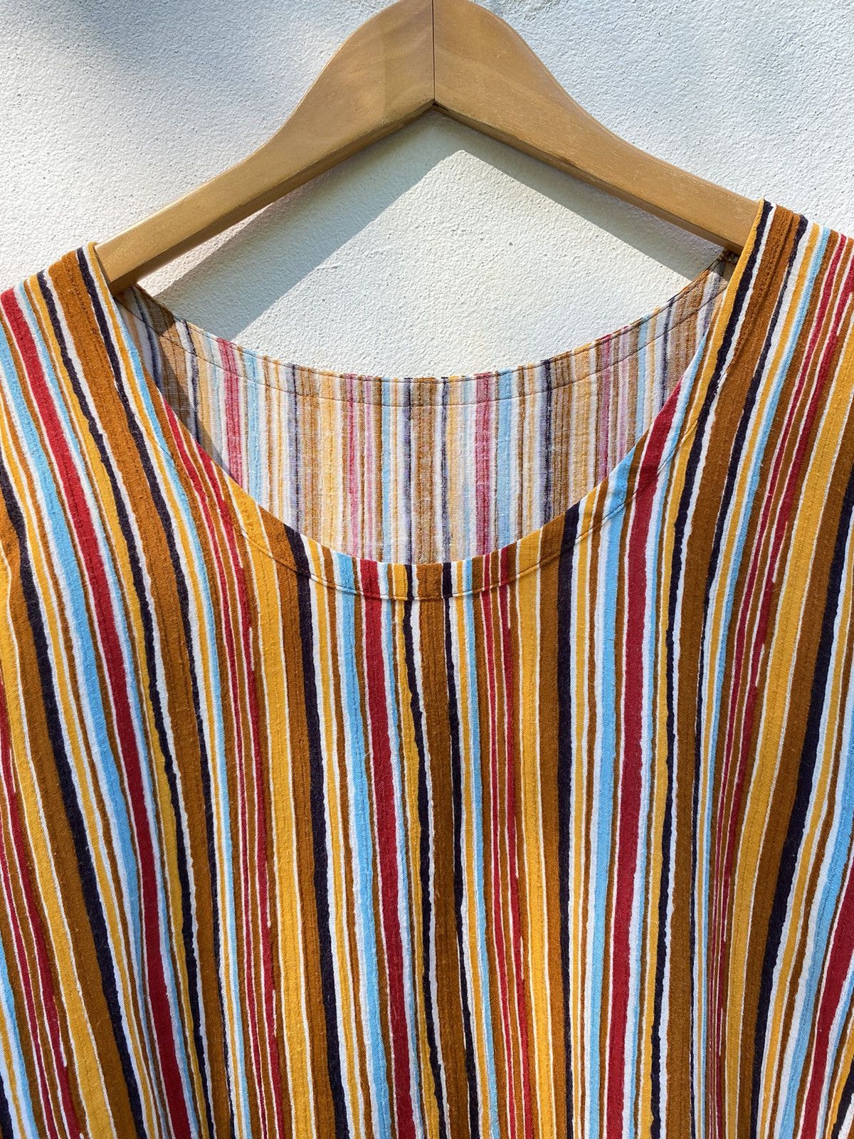 Yves Saint Laurent Yves Saint Laurent Multicolor Striped Summer Top Size ONE SIZE - 6 Thumbnail