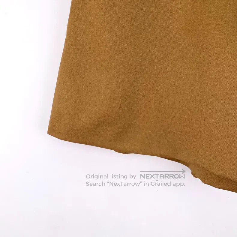 Hermes Hermes Brown Logo Buckle Decorated Wool High Waist Shorts Size 25" / US 0 / IT 36 - 4 Thumbnail