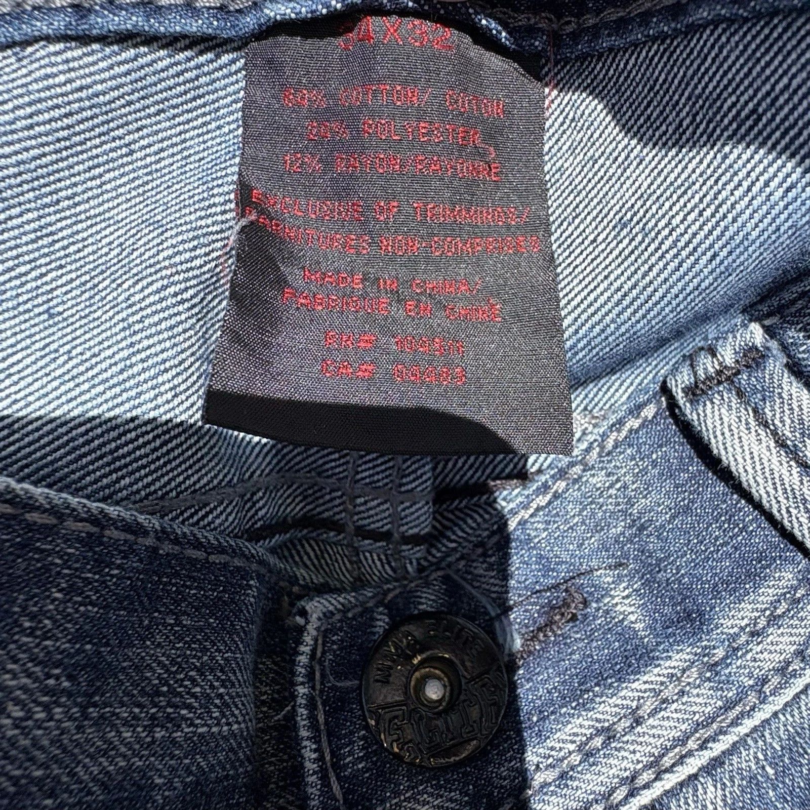 Affliction Affliction x Y2K x MMA Elite Cross Denim Jeans Size US 34 / EU 50 - 4 Thumbnail